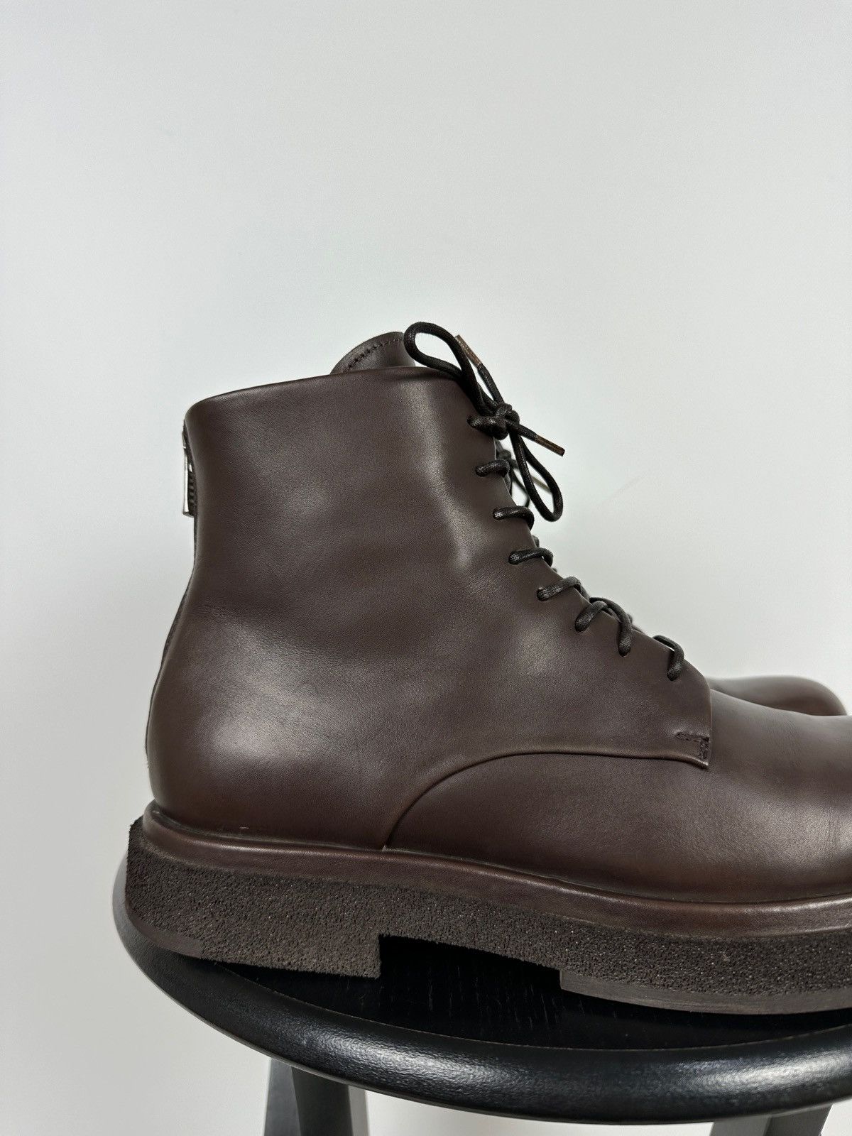 Officine Creative Officine Creative Lace Up Brown Leather Boots Size US 10 / IT 40 - 15 Thumbnail