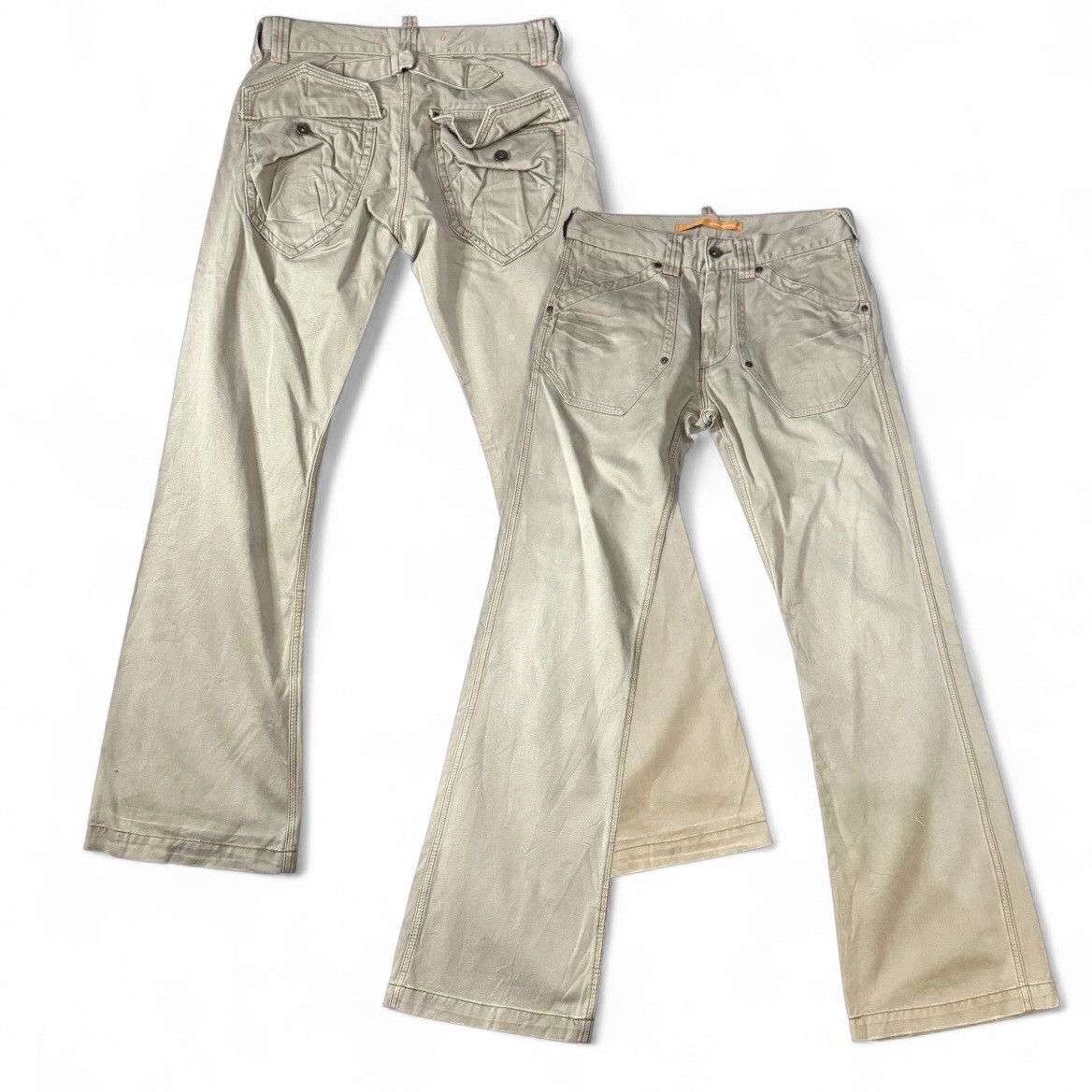 If Six Was Nine 🇯🇵🔥🔥 Vintage 90s Japanese Flared Tactical Edwin Pants Size US 31 - 1 Thumbnail