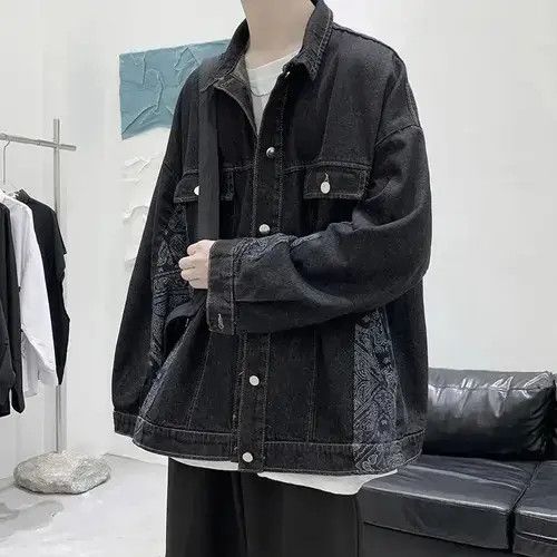 Hypebeast 💥New Limited Release Side Bandana Denim Jacket Size US L / EU 52-54 / 3 - 4 Thumbnail