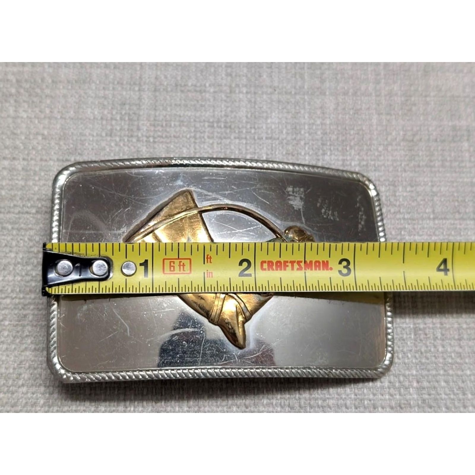 Vintage VINTAGE HORSE HEAD belt buckle MEN Western 1970s Nickel Silver rodeo cowboy belt buckle XS Size ONE SIZE - 8 Thumbnail