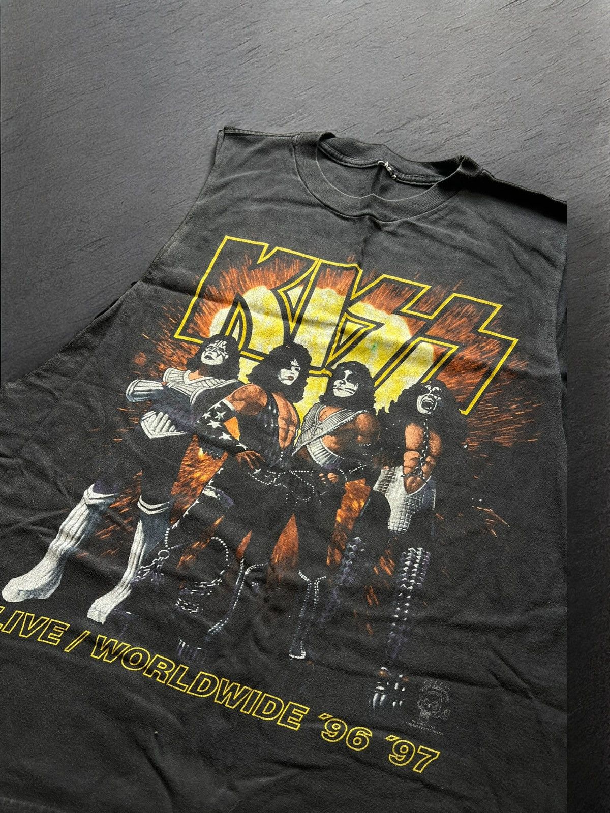 Band Tees Vintage Kiss 1997 Alive World tour Size US XL / EU 56 / 4 - 2 Thumbnail