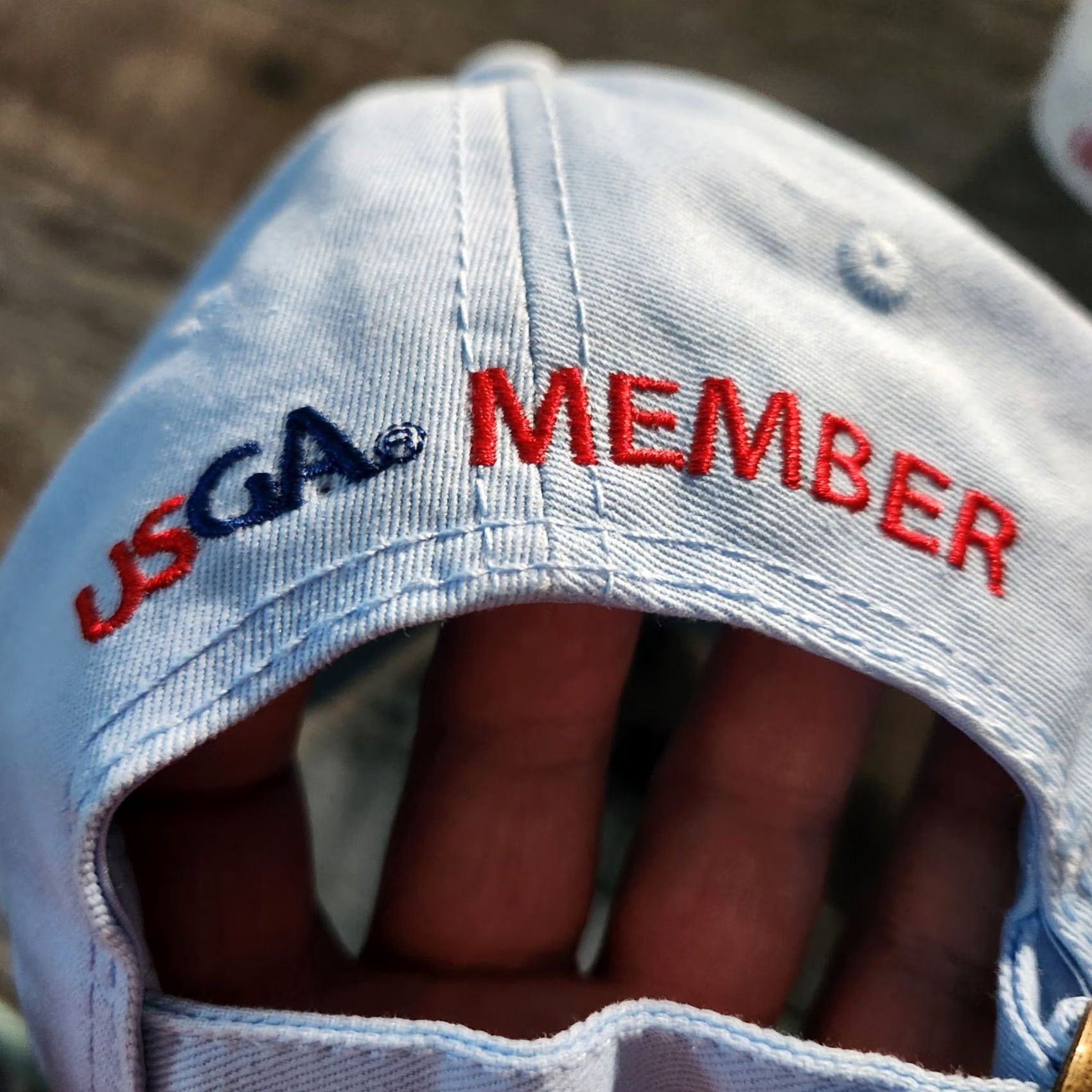 Vintage USGA US Open Pebble Beach 2019 Member Cap Adjustable Blue Cotton Golf Hat Size ONE SIZE - 6 Thumbnail