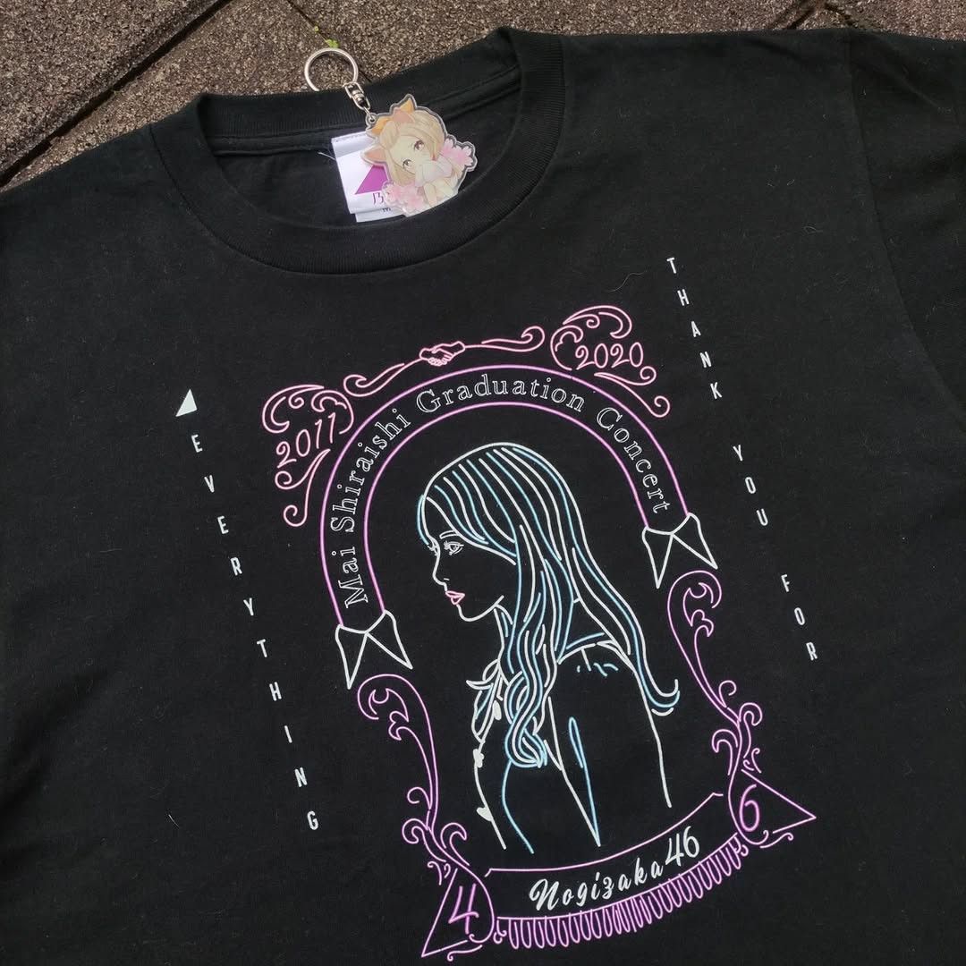 Band Tees Nogizaka46 Mai Shiraishi Graduation Concert Tee Size US M / EU 48-50 / 2 - 2 Thumbnail