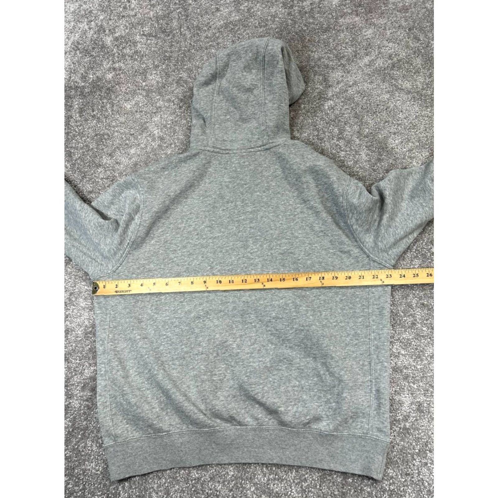 Nike Nike Hoodie Women L Gray Cotton Pullover Hooded Regular Fit Sportswear Size L / US 10 / IT 46 - 7 Thumbnail