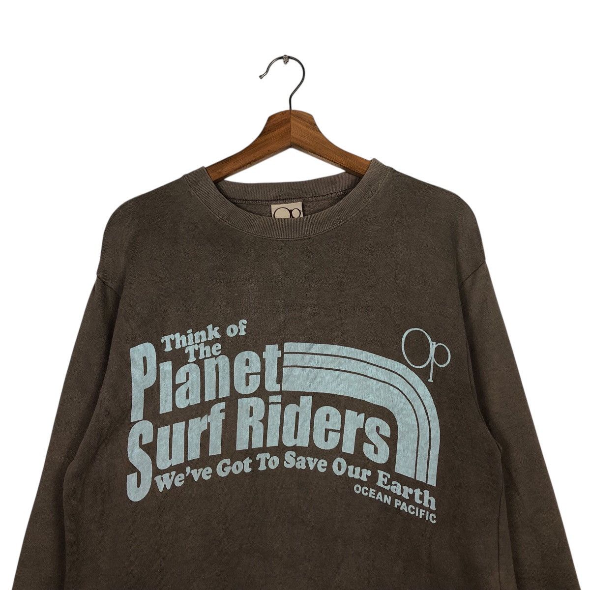 Japanese Brand × Ocean Pacific 📌Vintage Sweatshirt Ocean Pacific Big Logo Design Size US M / EU 48-50 / 2 - 5 Thumbnail