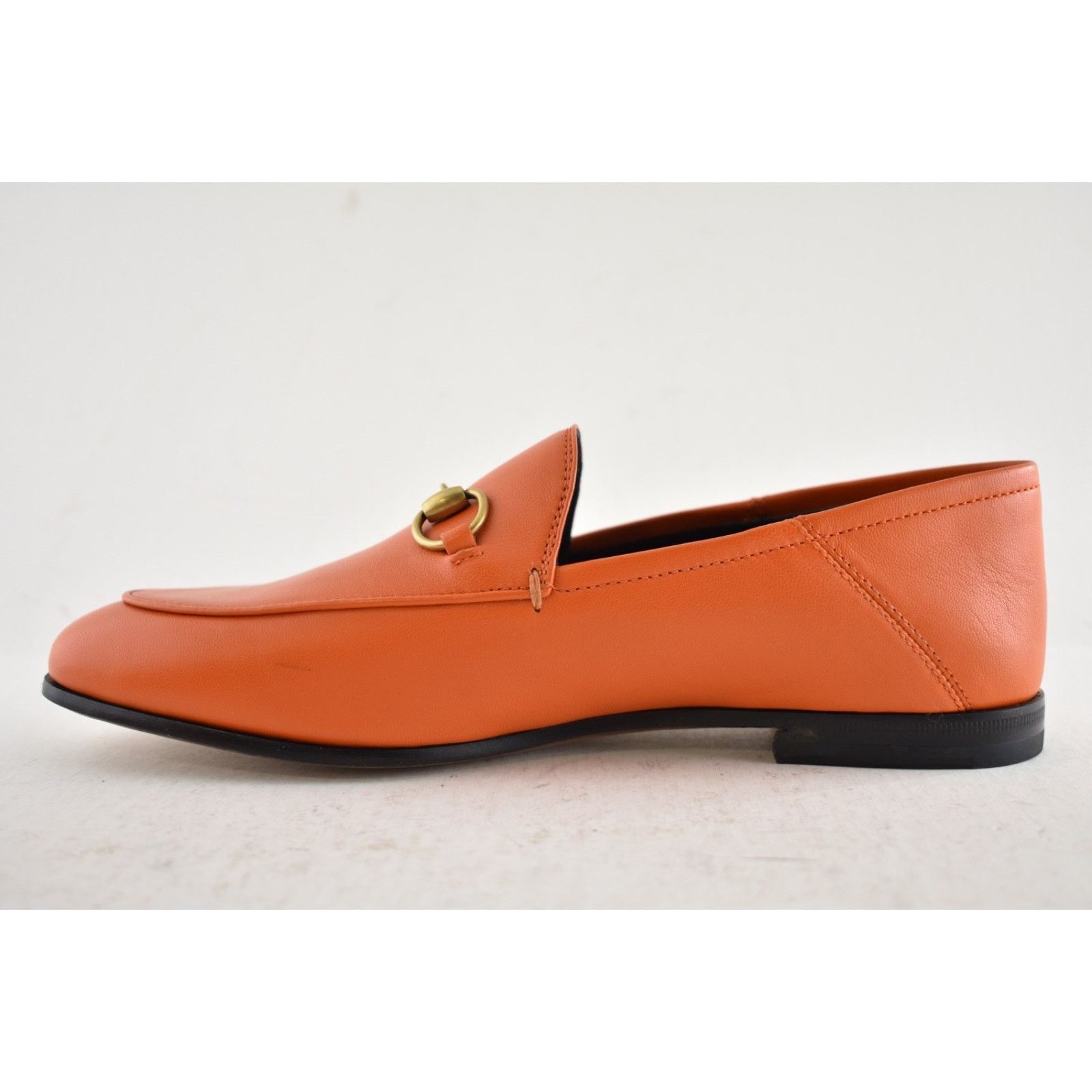 Gucci Gucci Brixton Collapsible Deep Orange Leather Horsebit Size US 6 / IT 36 - 13 Thumbnail
