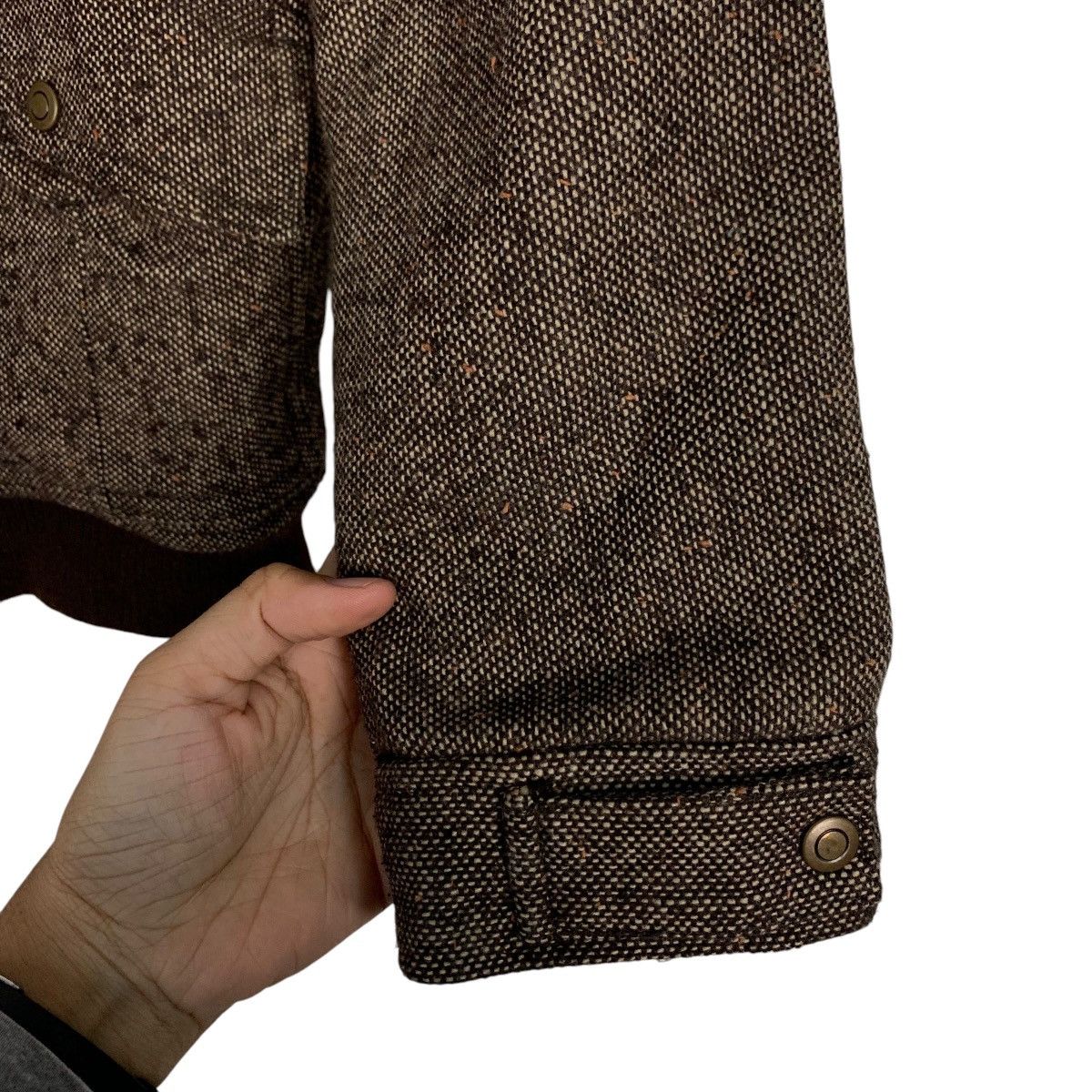 Japanese Brand HERE'S STREET Long Sleeve Brown Blouson Jacket #2702-C121 Size US M / EU 48-50 / 2 - 13 Thumbnail