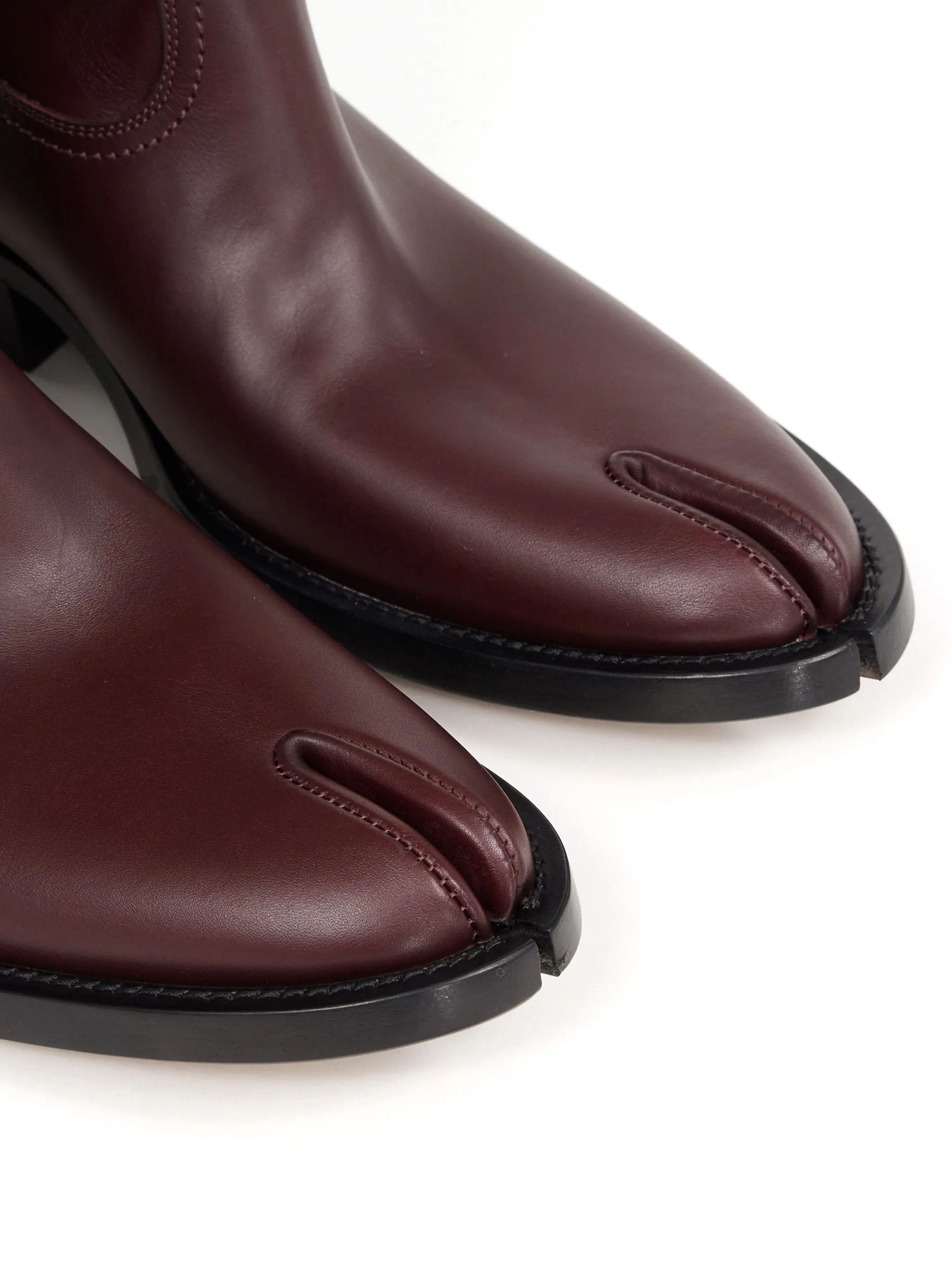 Maison Margiela o1w1db11225 Tabby Western Leather Boots in Brown Size US 10 / IT 40 - 5 Thumbnail