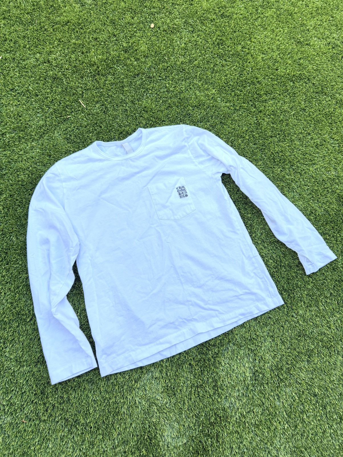 Chrome Hearts Used ONCE Chrome Hearts Embroidered Longsleeve Shirt Large Size US L / EU 52-54 / 3 - 1 Thumbnail