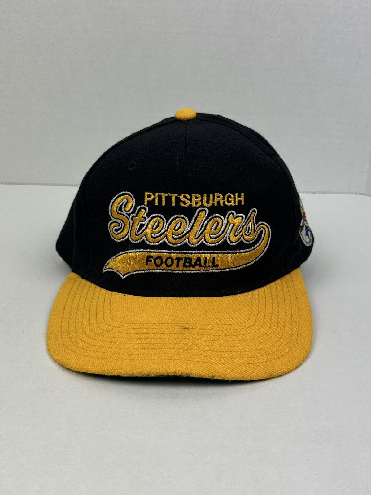 Vintage store 100% Wool Pittsburgh Steelers Snapback Hat Cap