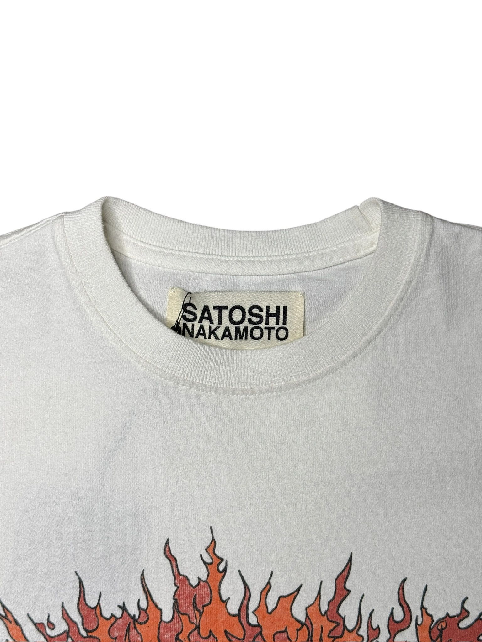 Satoshi Nakamoto Satoshi Nakamoto Flame Oval Logo Tee Size US M / EU 48-50 / 2 - 3 Thumbnail