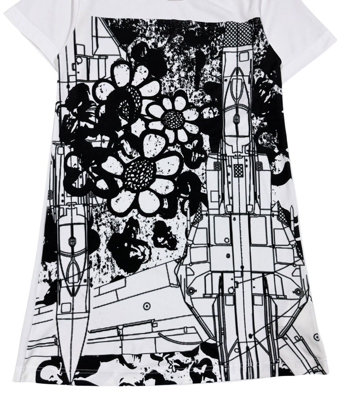 Comme des Garcons AD2017 Comme Des Garcons Graphics Print Mesh Long T-Shirt Size S / US 4 / IT 40 - 7 Thumbnail
