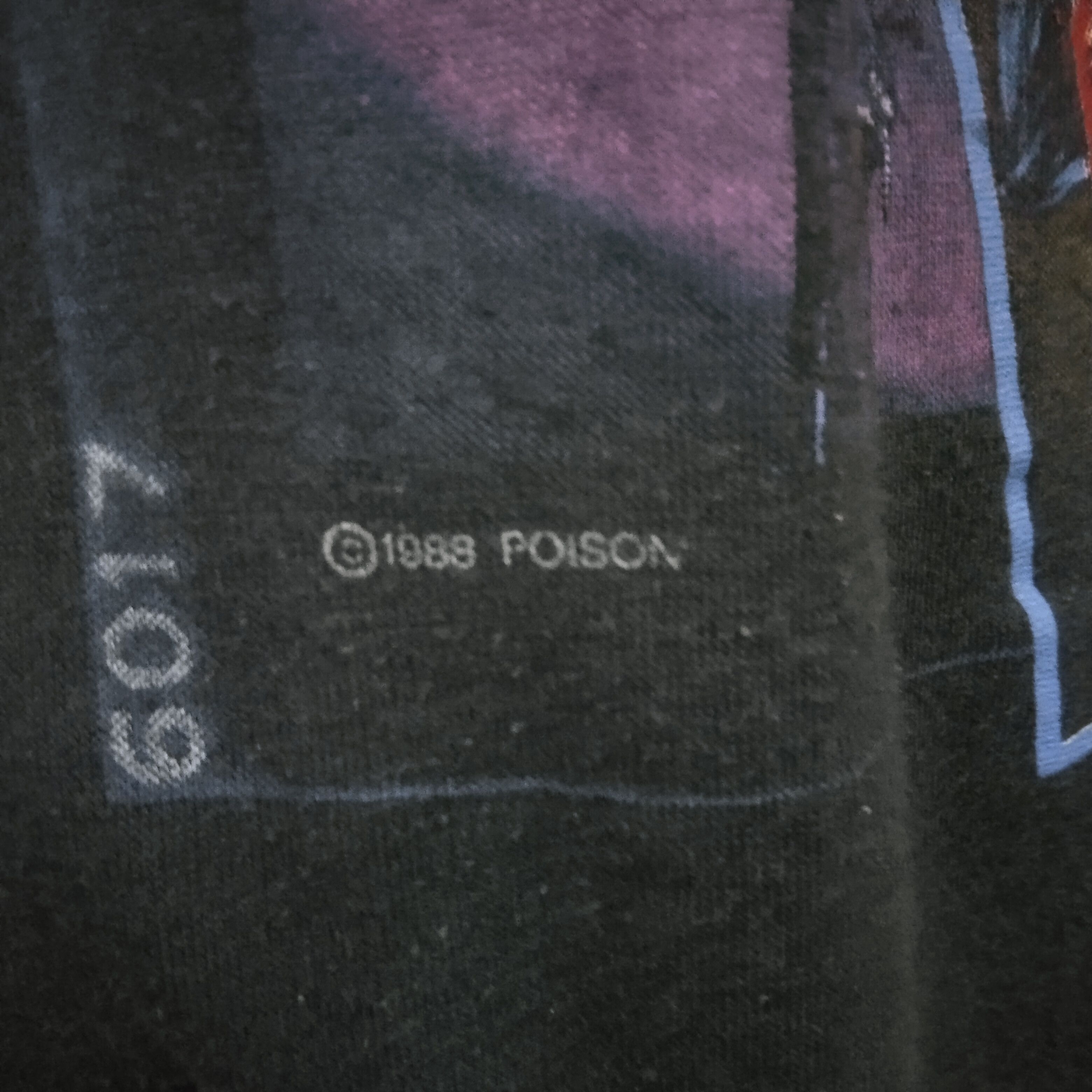 Band Tees × Vintage Vintage 80s Poison Concert Upon Up And Say Ahhh tee Size US M / EU 48-50 / 2 - 6 Thumbnail
