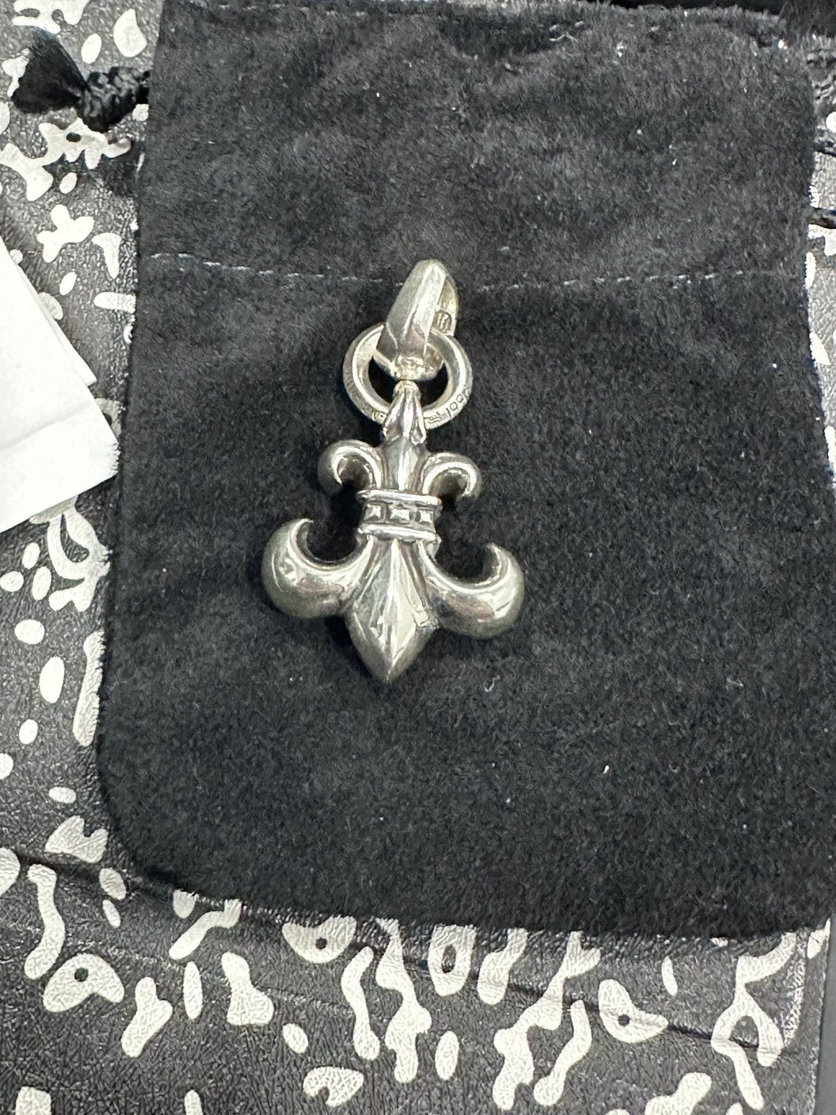 Chrome Hearts Chrome Hearts BS Fleur Pendant with Bale | Grailed