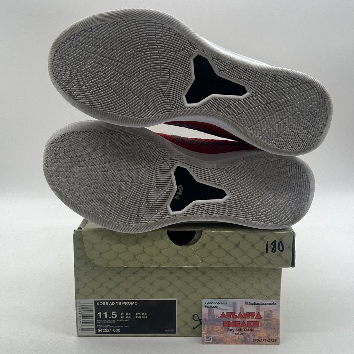 Nike Kobe a.d mid red Size US 11.5 / EU 44-45 - 7 Thumbnail