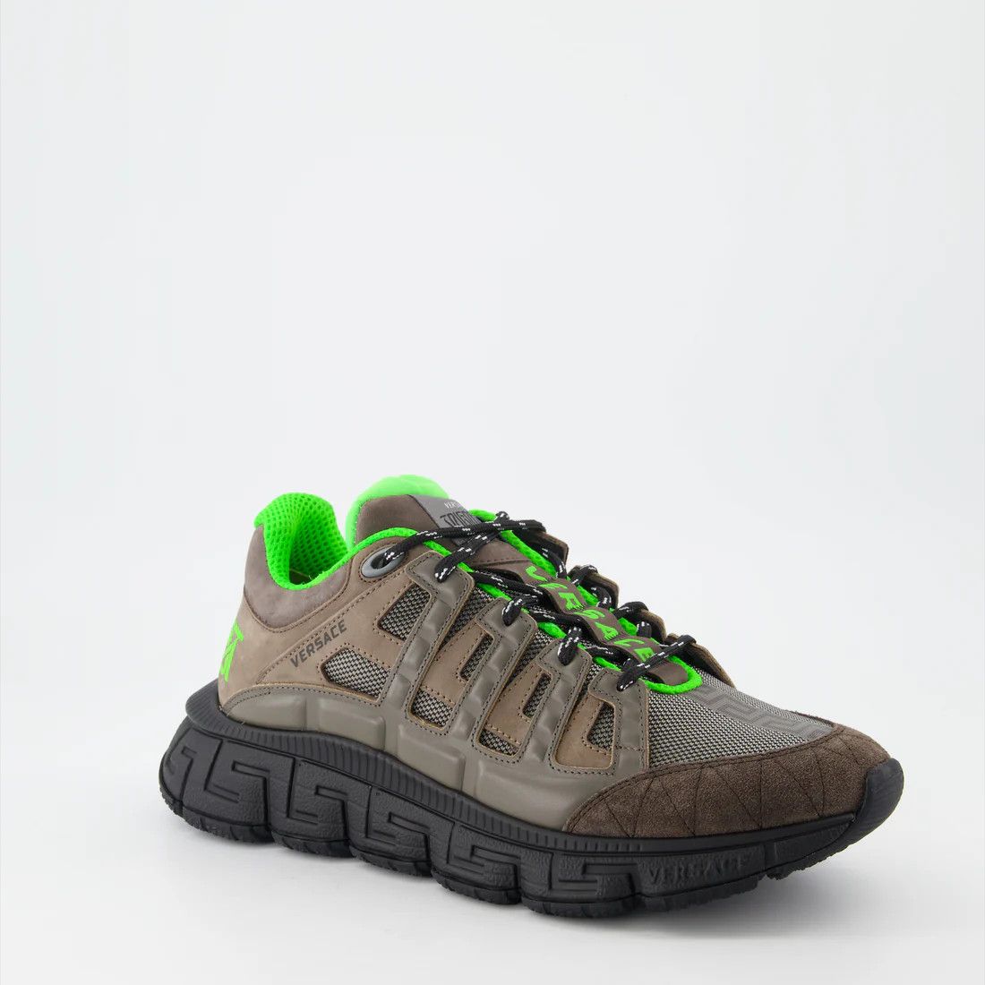 Versace o1y0425 Logo Low-Top Sneakers in Multicolor Size US 9 / EU 42 - 2 Thumbnail