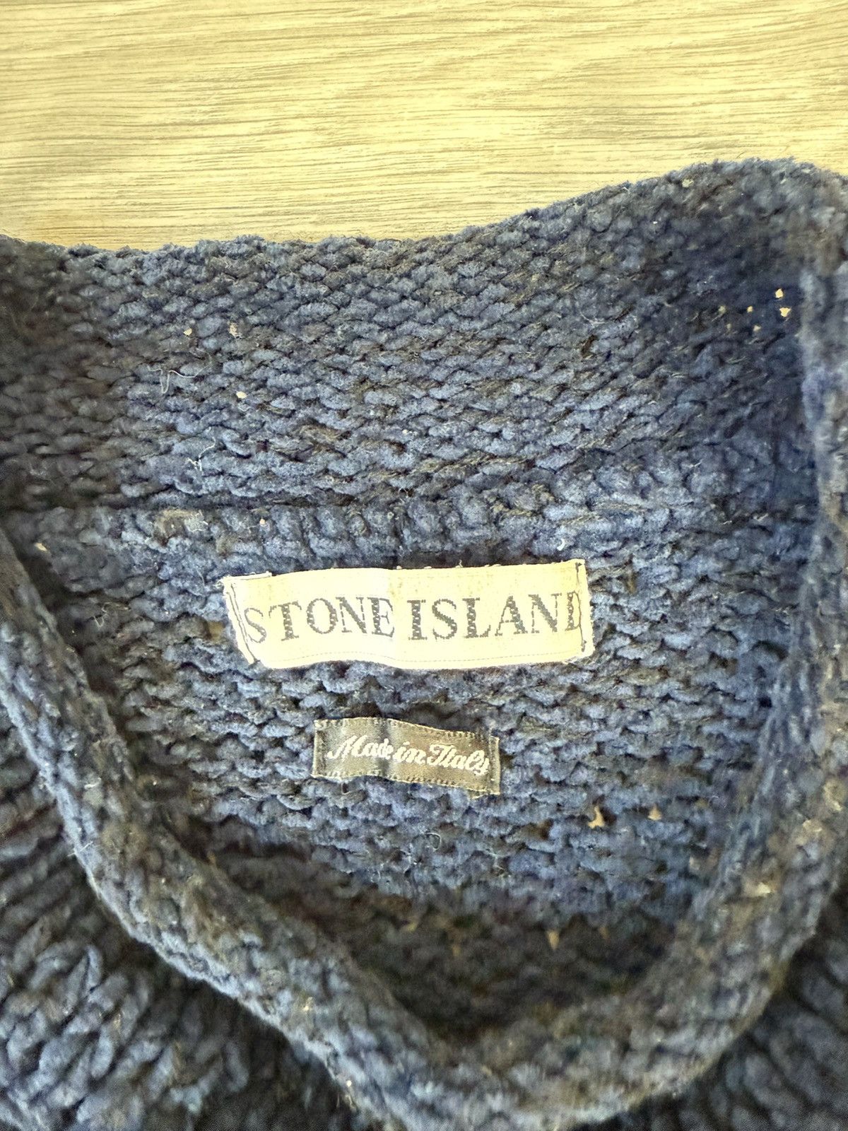 Stone Island Stone Island Vintage Chenille Knit Sweater Size US M / EU 48-50 / 2 - 5 Thumbnail