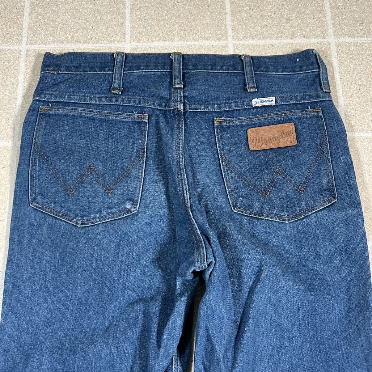 Wrangler Vintage Wrangler Flare Jeans 31x31 "No Fault" Blue Denim Size US 31 - 5 Thumbnail