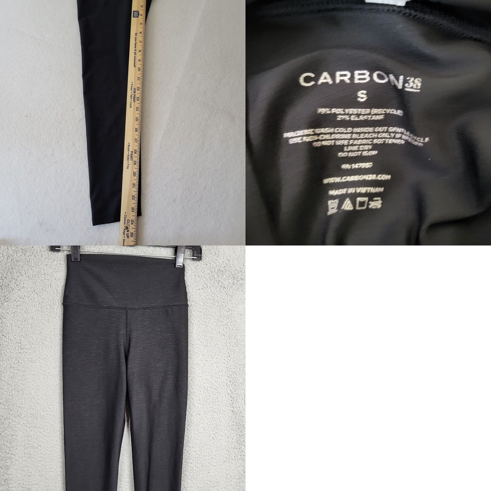 Carbon Carbon38 Leggings Sz S black Women's Light Size 28" / US 6 / IT 42 - 8 Thumbnail