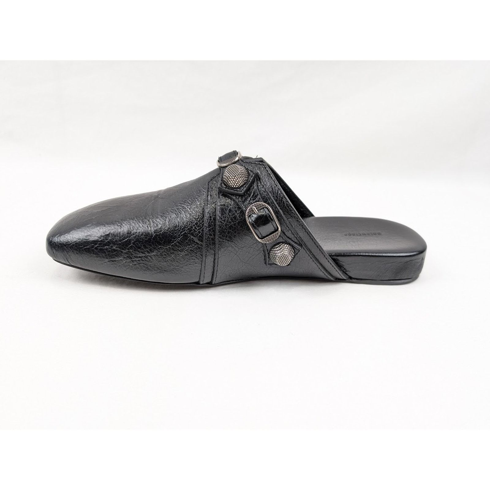 Balenciaga o1rshd1 Q:2 / Cosy Cagole F005 Arena Mules in Black/Aged Size US 13 / EU 46 - 7 Thumbnail