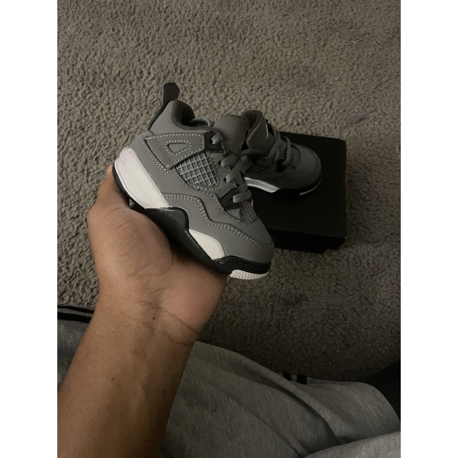 Jordan Brand Size 5c- Air Jordan Retro 4 Cool Grey Toddler Size US 5 / EU 37 - 1 Thumbnail