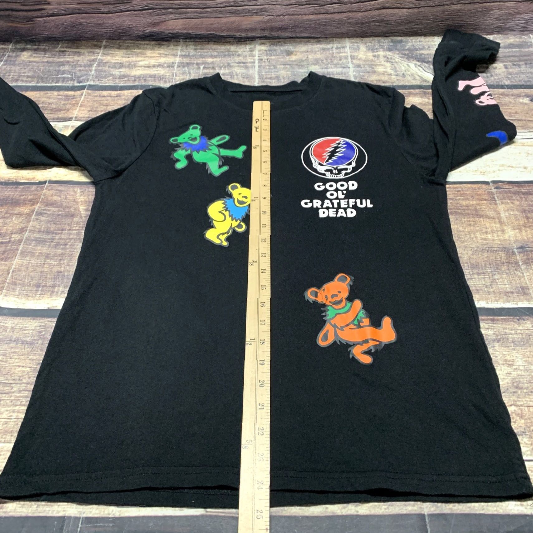 Vintage VINTAGE Good Ol’ Grateful Dead Black Long Sleeve Men's T-Shirt Dancing Bears Size Medium Size US M / EU 48-50 / 2 - 6 Thumbnail