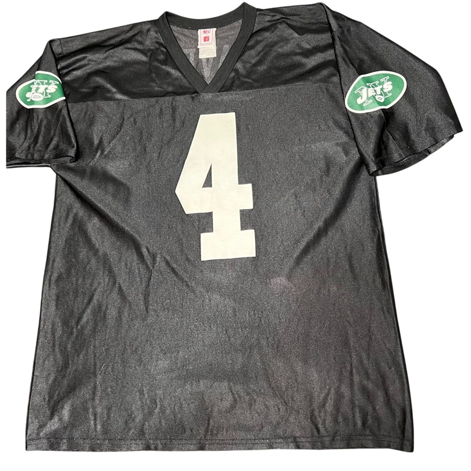 NFL RARE VINTAGE REEBOK BRETT FAVRE NEW YORK JETS JERSEY-LARGE Size US L / EU 52-54 / 3 - 3 Thumbnail
