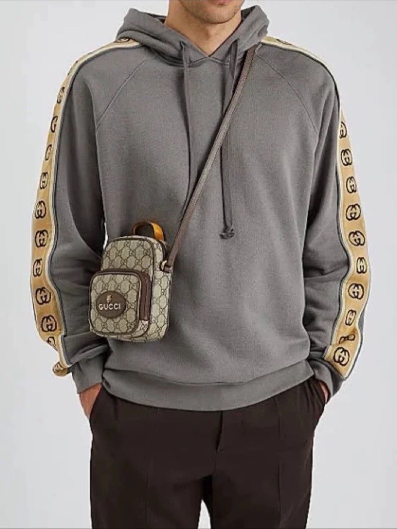 Gucci Gucci3M reflective string logo hoodie 2503-Nextarrow Size US XS / EU 42 / 0 - 8 Thumbnail