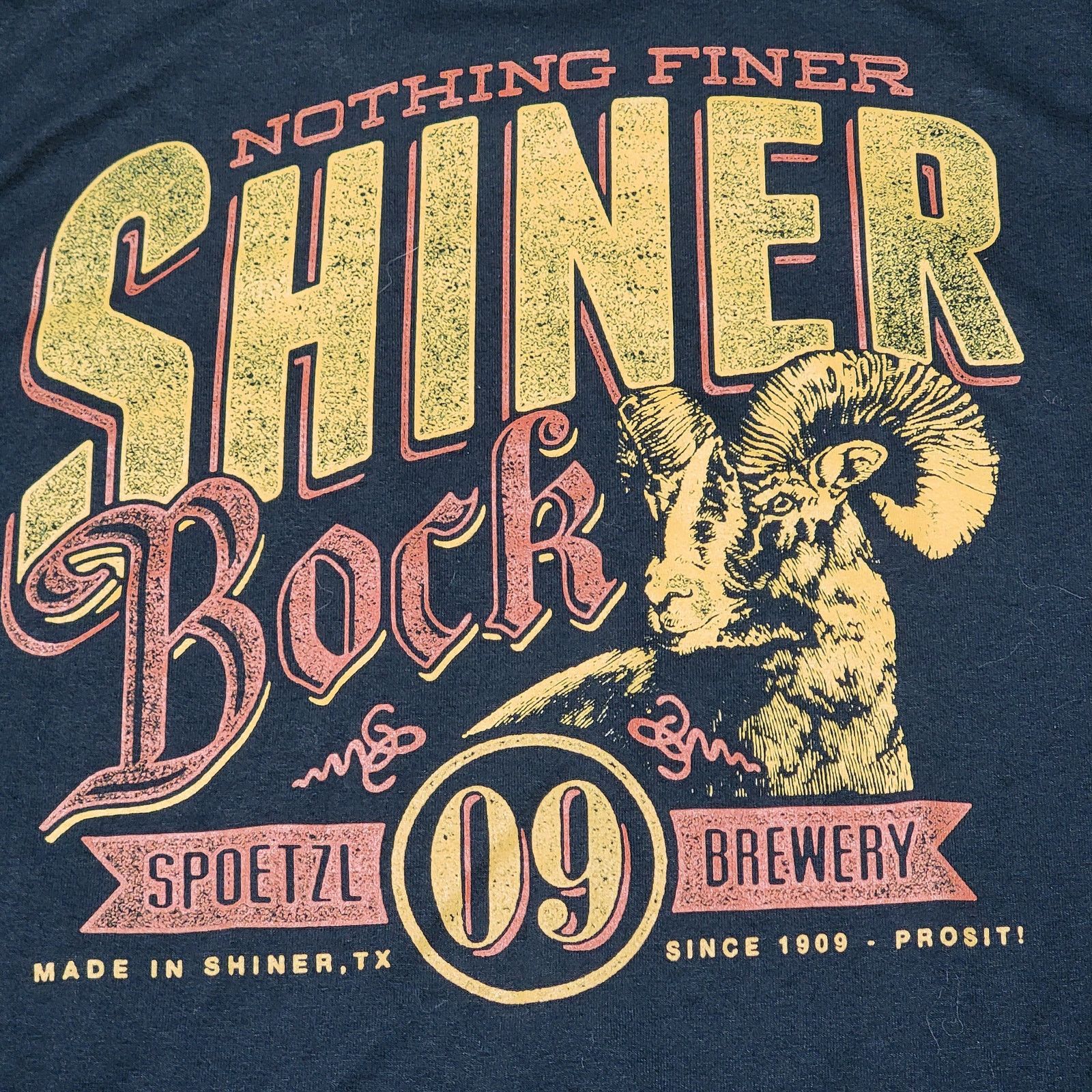 Other Shiner Bock Black Unisex Tee "Nothing Finer" - Size Small Size US S / EU 44-46 / 1 - 2 Thumbnail