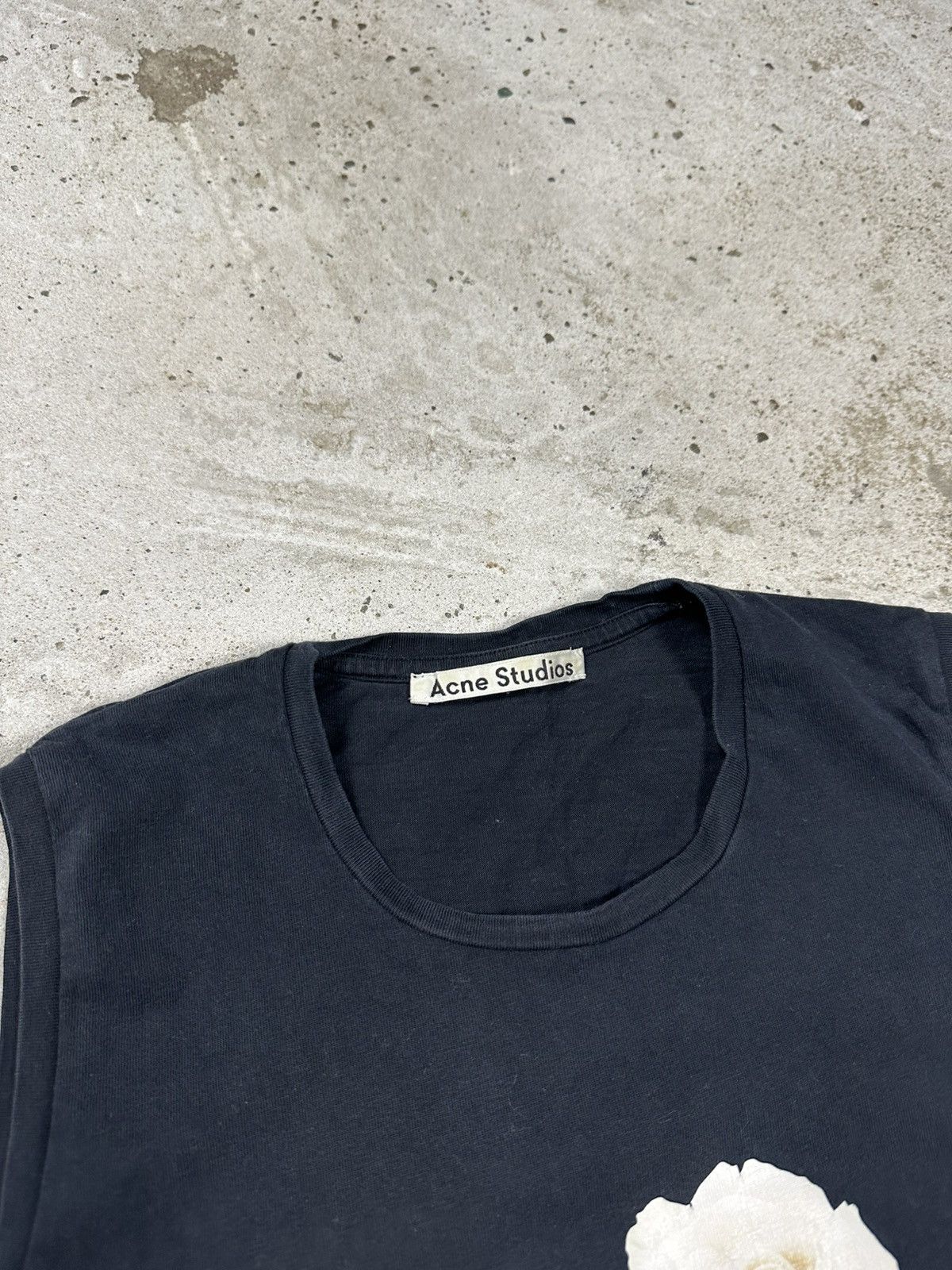 Acne Studios Acne Studios SS15 Bye B Blue Black Tank Top Shirt Size US XS / EU 42 / 0 - 4 Thumbnail