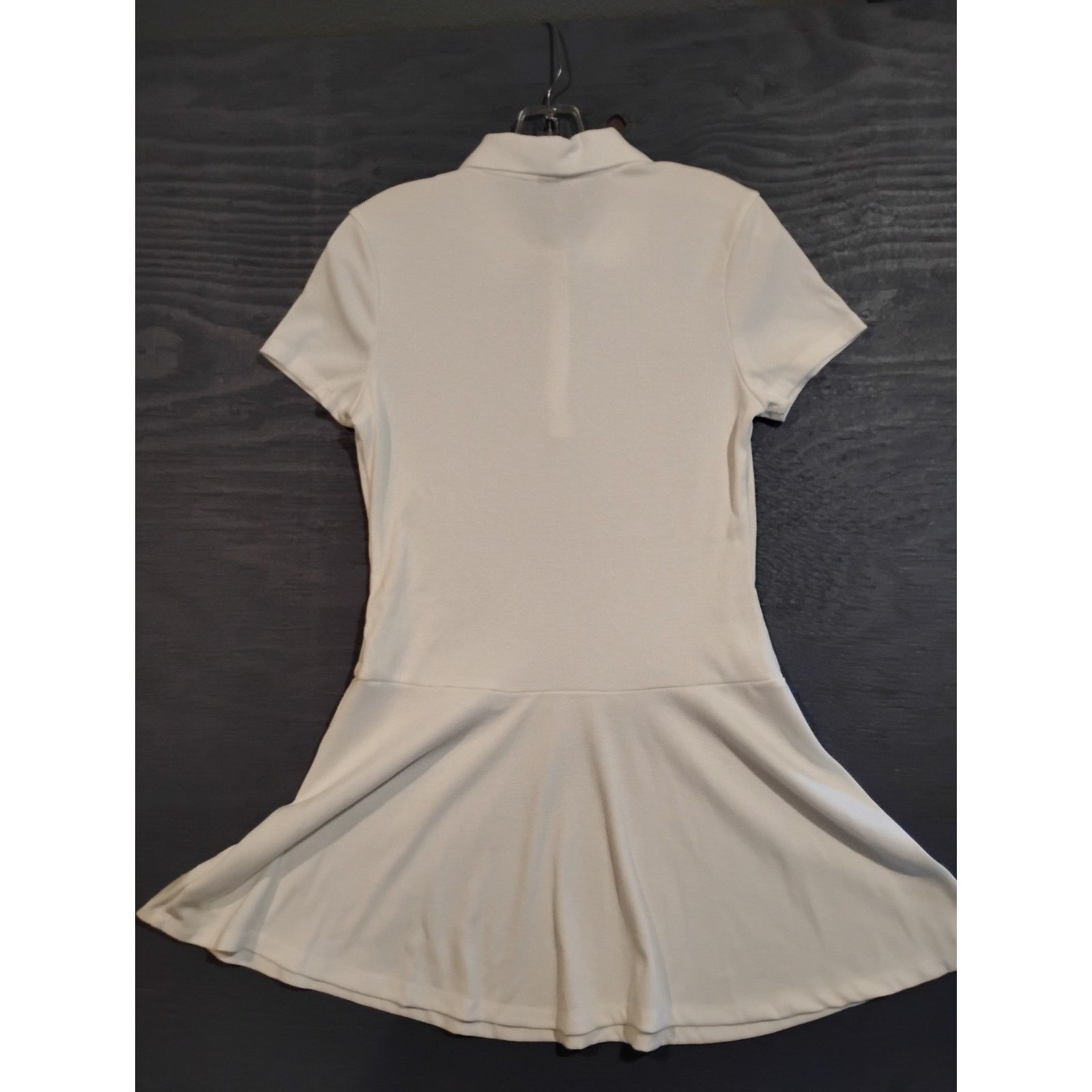 Shein Shein (Large) Women's White Polo Dress Size L / US 10 / IT 46 - 10 Thumbnail
