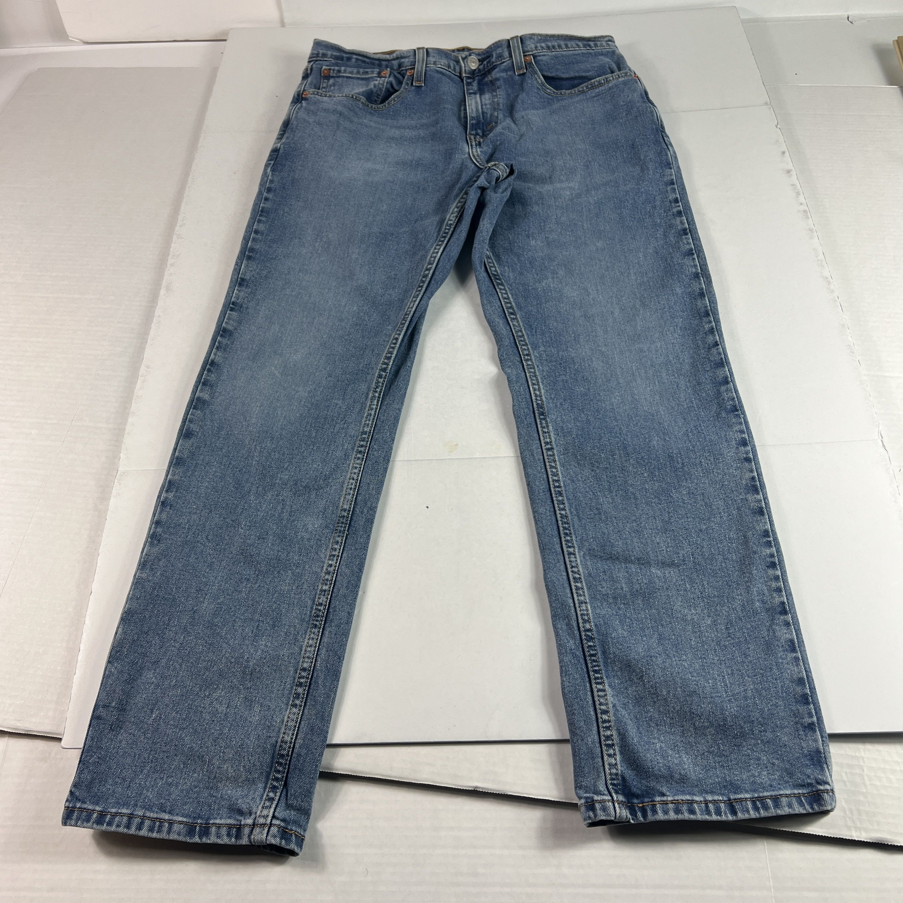 Levi's Levi's Jeans 559 Relaxed Straight Blue Faded Stretch Denim Size US 33 - 1 Thumbnail