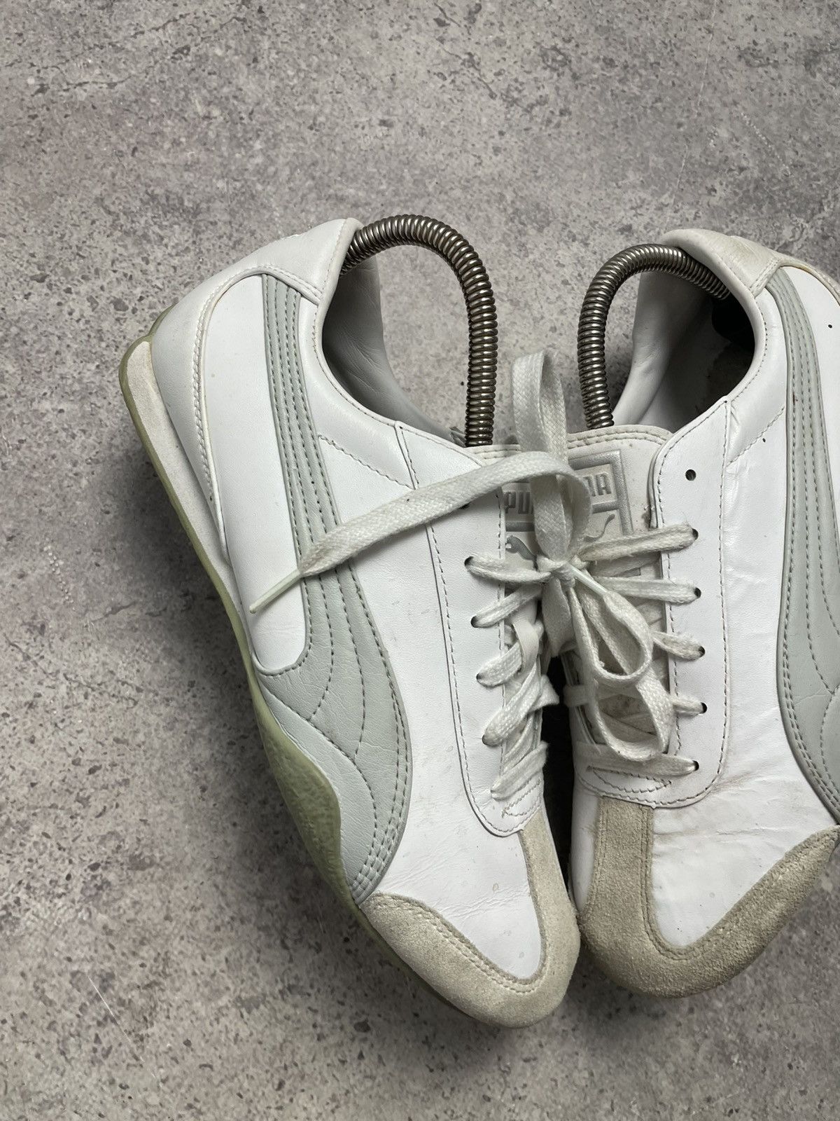 Japanese Brand × Puma × Vintage Vintage Japanese Puma Speedcat White Shoes Size US 7.5 / EU 40-41 - 3 Thumbnail