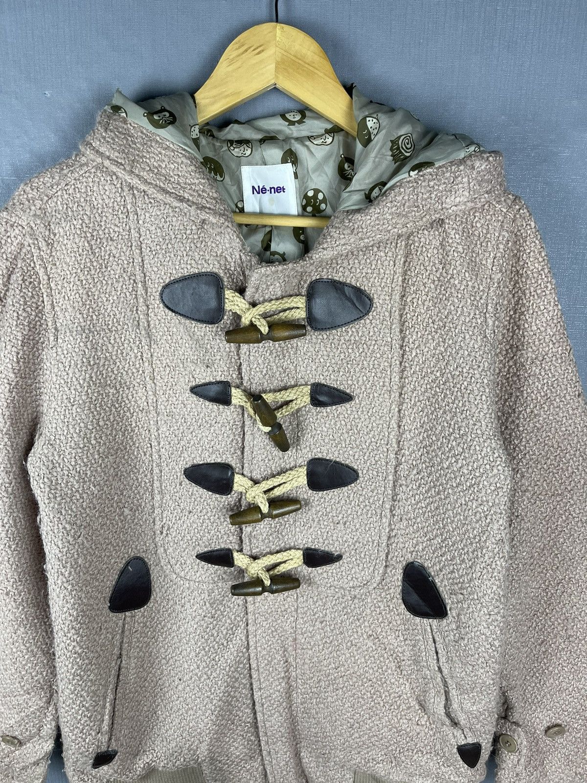 Issey Miyake × Ne-Net × Vintage Vintage Issey Miyake Ne-Net Duffle Hoodie Jacket Size US M / EU 48-50 / 2 - 6 Thumbnail