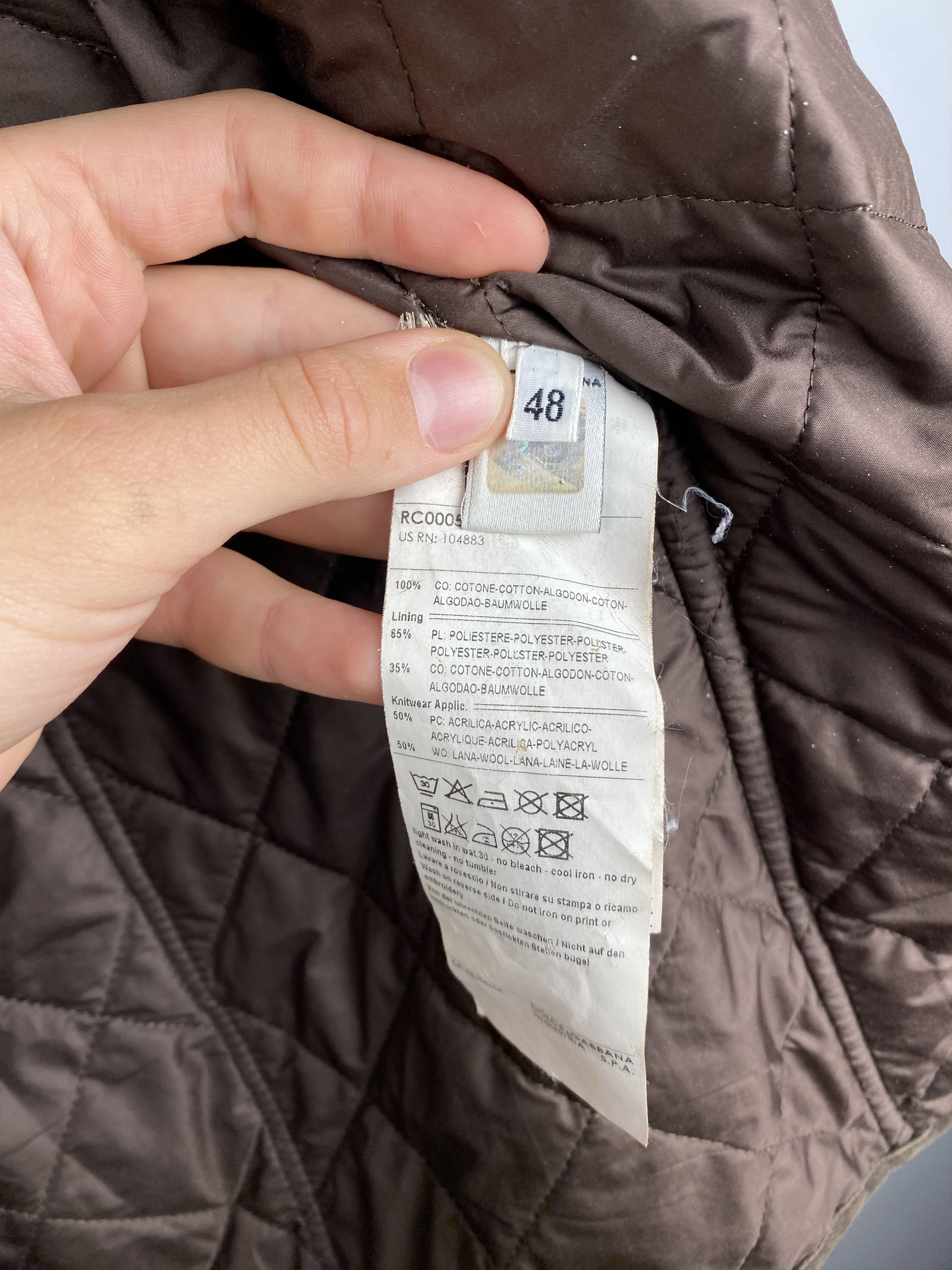 Dolce & Gabbana Vintage Dolce Gabbana D&G Home Service Quilted Jacket Size US M / EU 48-50 / 2 - 20 Thumbnail