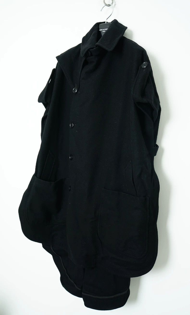 Yohji Yamamoto yohji yamamoto Autumn/Winter Wool Cloak Coat 2503-Nextarrow Size US M / EU 48-50 / 2 - 2 Thumbnail