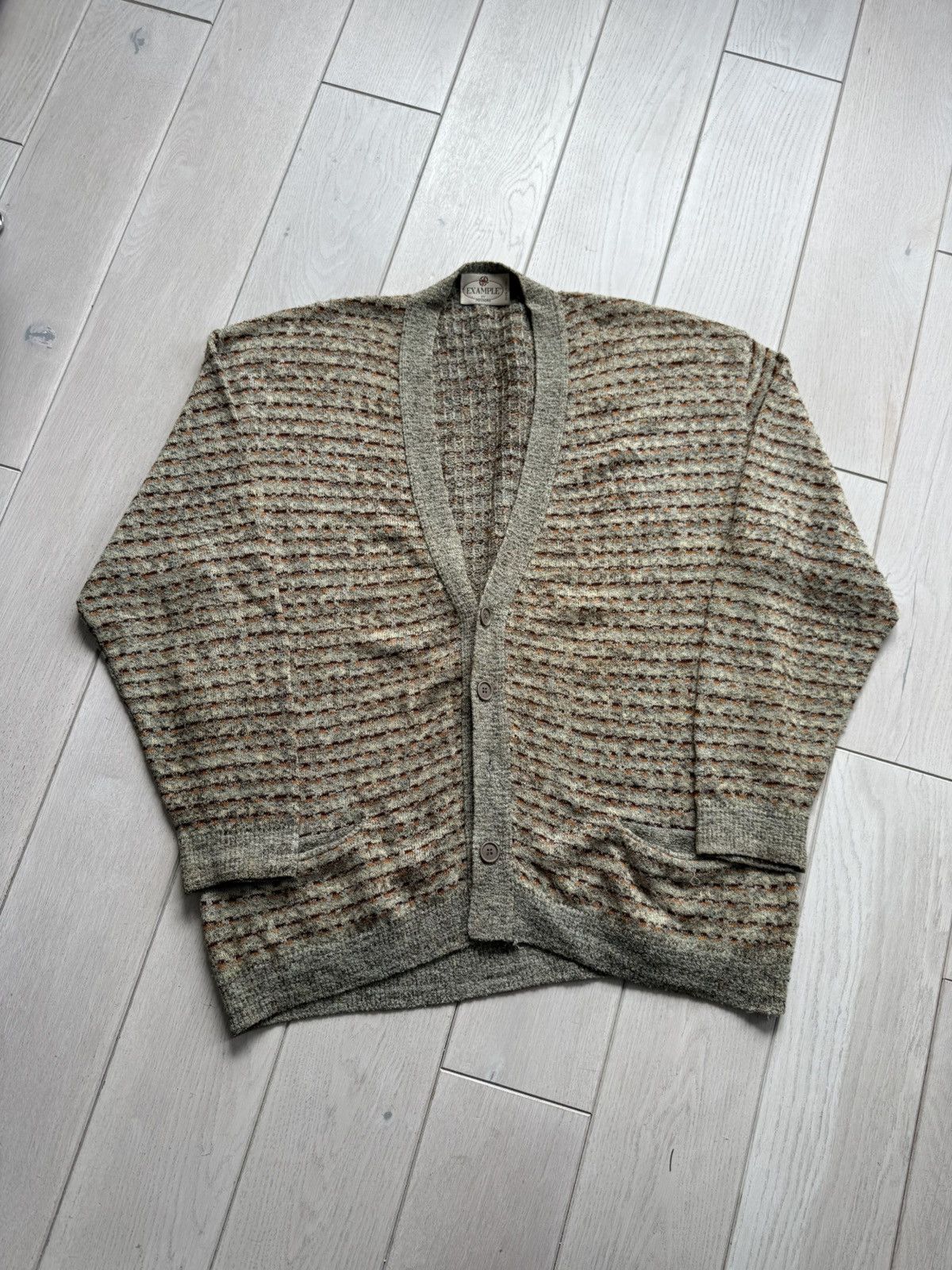 Missoni Missoni Example Multicolored Cable Knit Cardigan Sweater Size US L / EU 52-54 / 3 - 1 Thumbnail