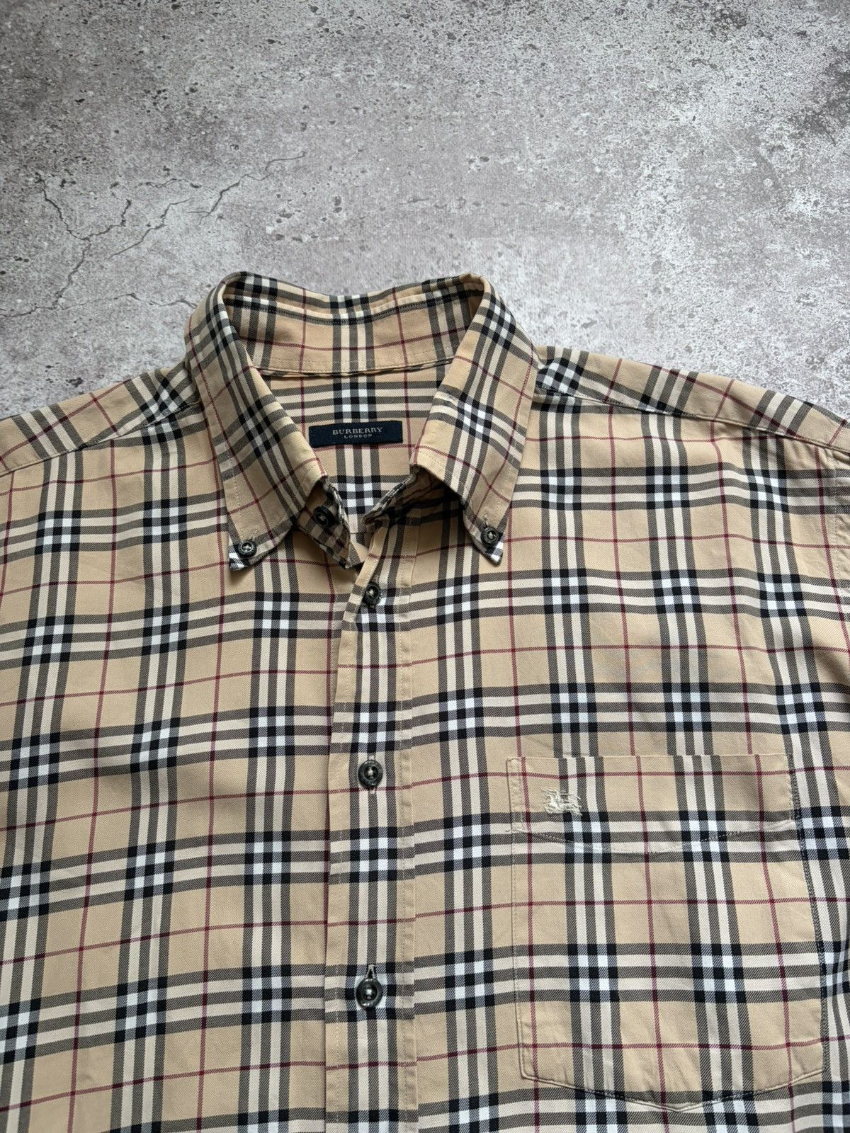 Burberry Vintage Burberry Nova Check Shirt Size US XL / EU 56 / 4 - 4 Thumbnail