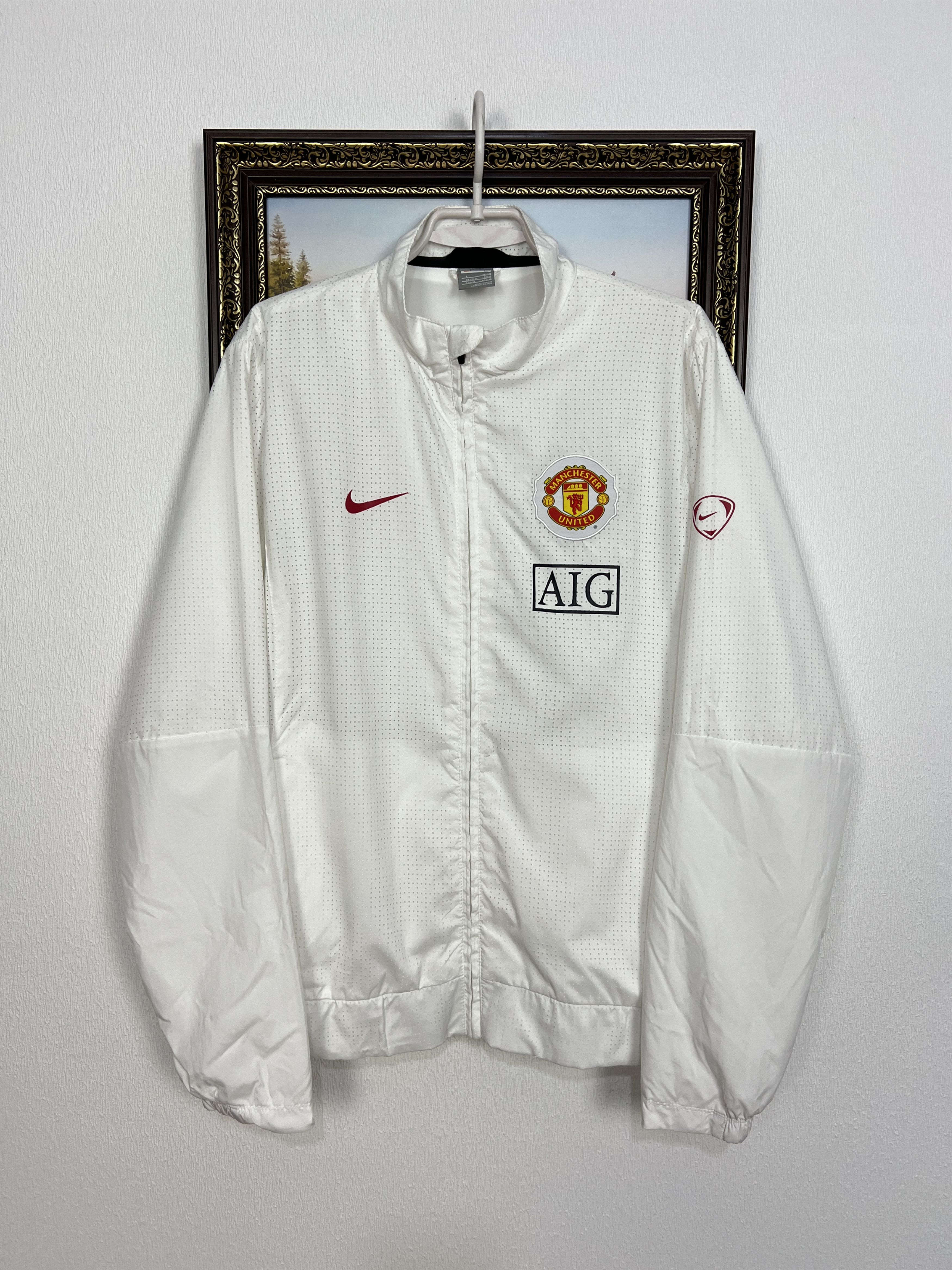 Nike Vintage Nike Manchester United Football Jacket Soccer Track Size US L / EU 52-54 / 3 - 1 Thumbnail