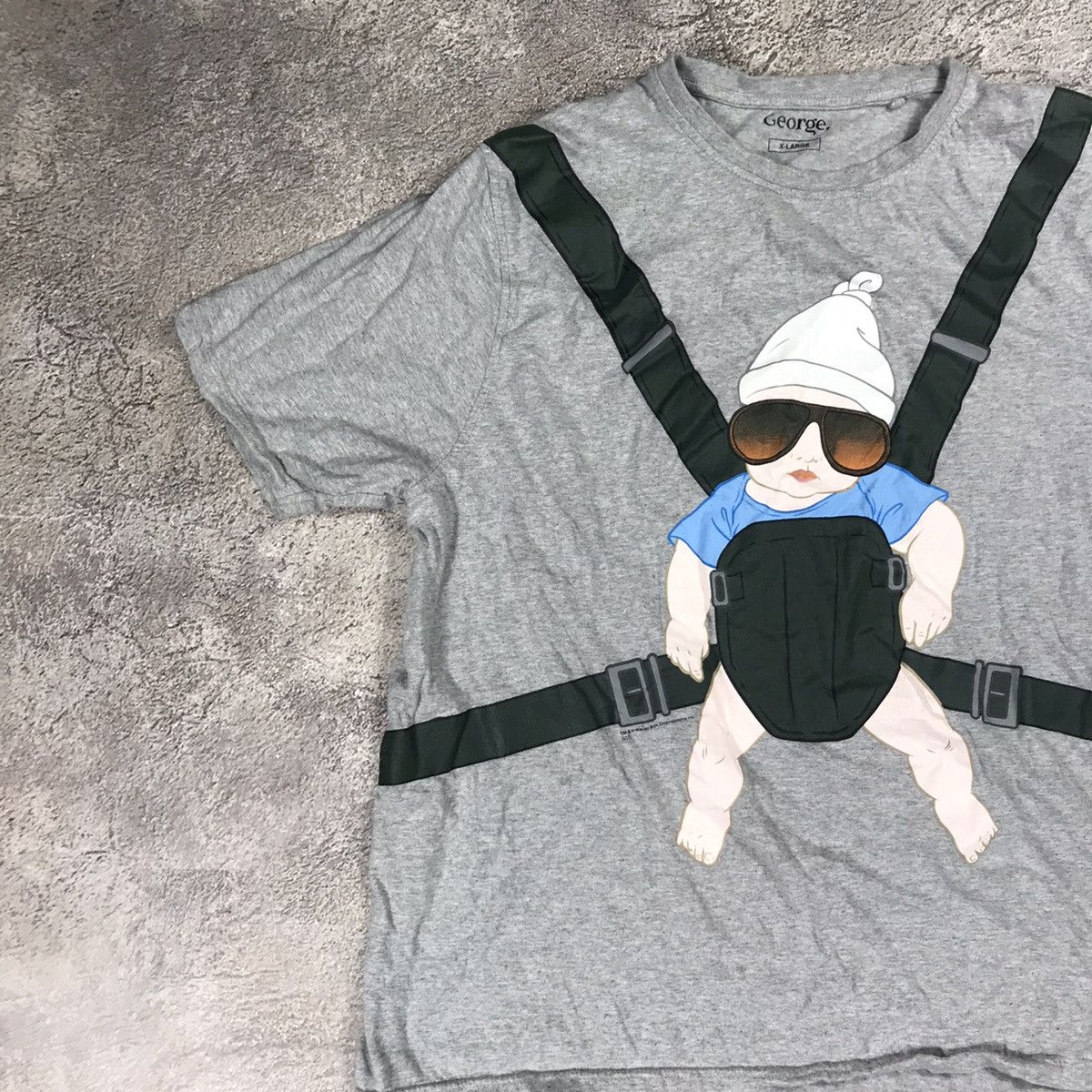 Vintage Vintage Y2K Graphic Tee Baby Carrier Funny Streetwear XL Size US XL / EU 56 / 4 - 3 Thumbnail