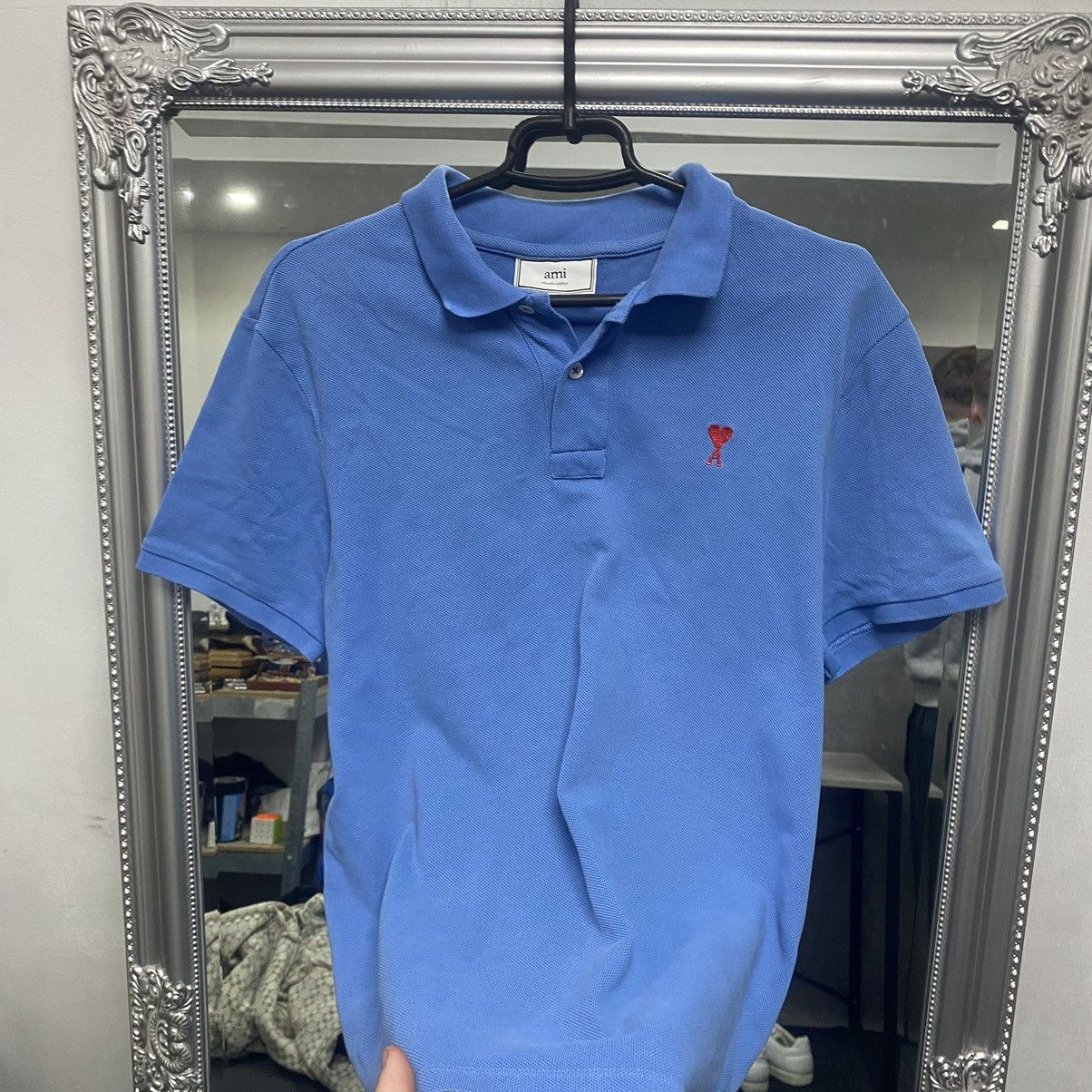 AMI Ami Polo Shirt Small Logo Tee Size US L / EU 52-54 / 3 - 3 Thumbnail