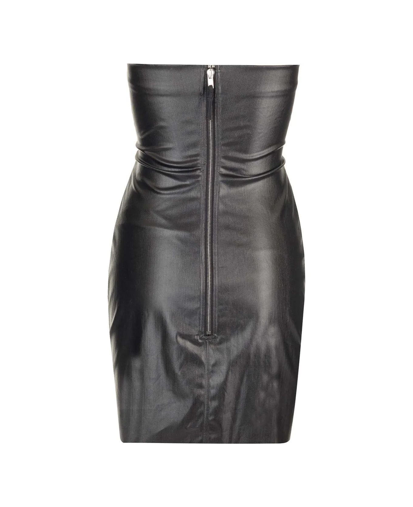 Rick Owens o1y0126 Mini Dress in Black Size M / US 6-8 / IT 42-44 - 2 Thumbnail