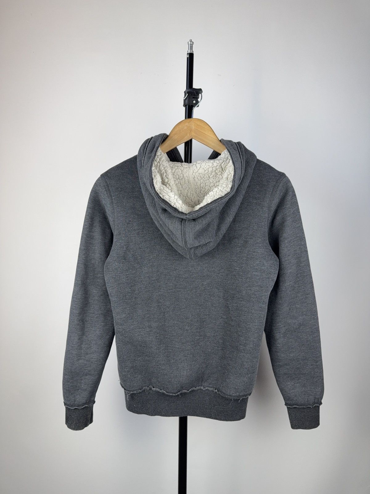 Quiksilver × Vintage Roxy Women Activewear Hoodie Small Faux Fur Logo Full Zip Size S / US 4 / IT 40 - 5 Thumbnail