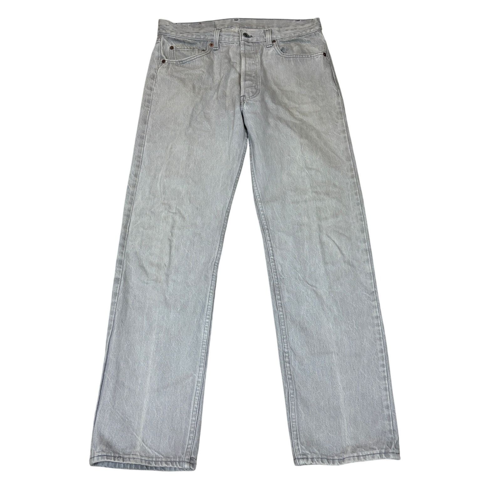 Levi's Vintage 80s Levi's 501 Distressed Straight Leg Jeans 32x31 Size US 32 / EU 48 - 1 Thumbnail