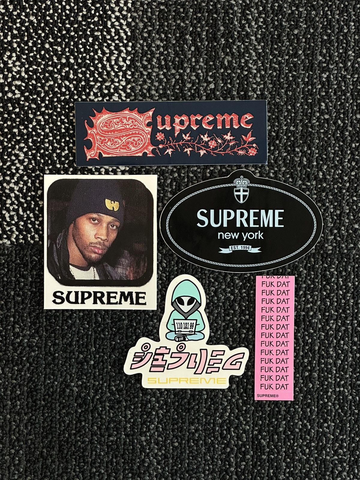 5x Supreme Stickers Lot