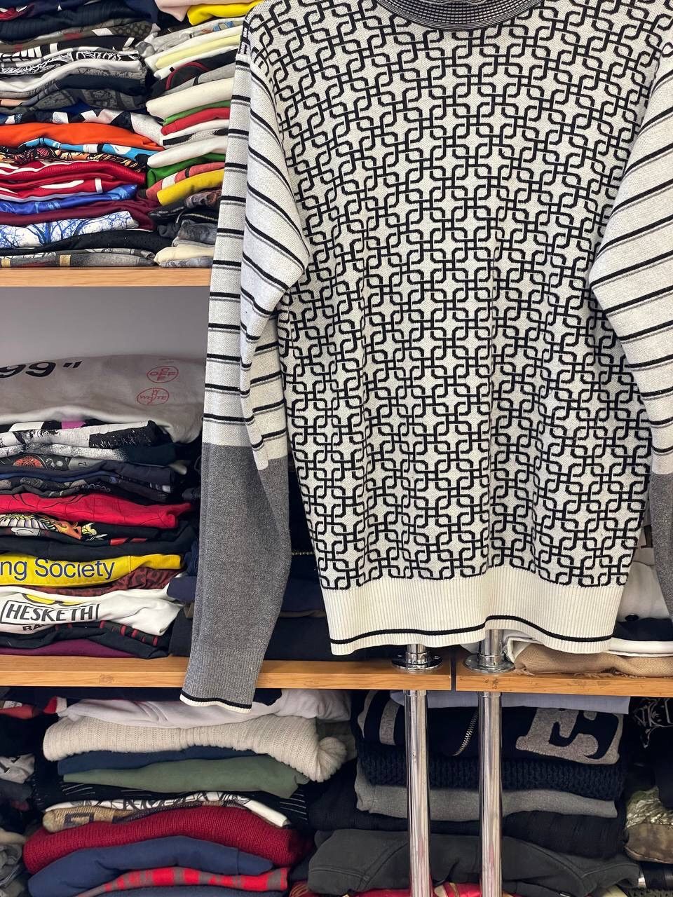 Frankie Morello Francie Morello Vintage Turtle Neck Y2K sweater Size US L / EU 52-54 / 3 - 5 Thumbnail