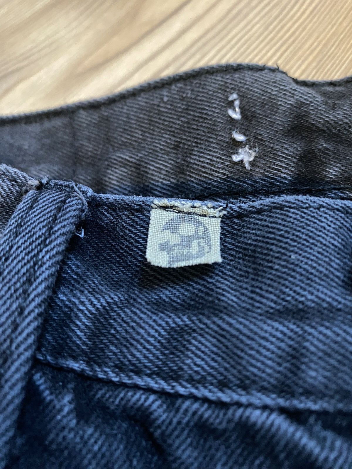 Vintage custom made flared jeans shorts, jorts, avantgarde, archive Size US 31 - 3 Thumbnail