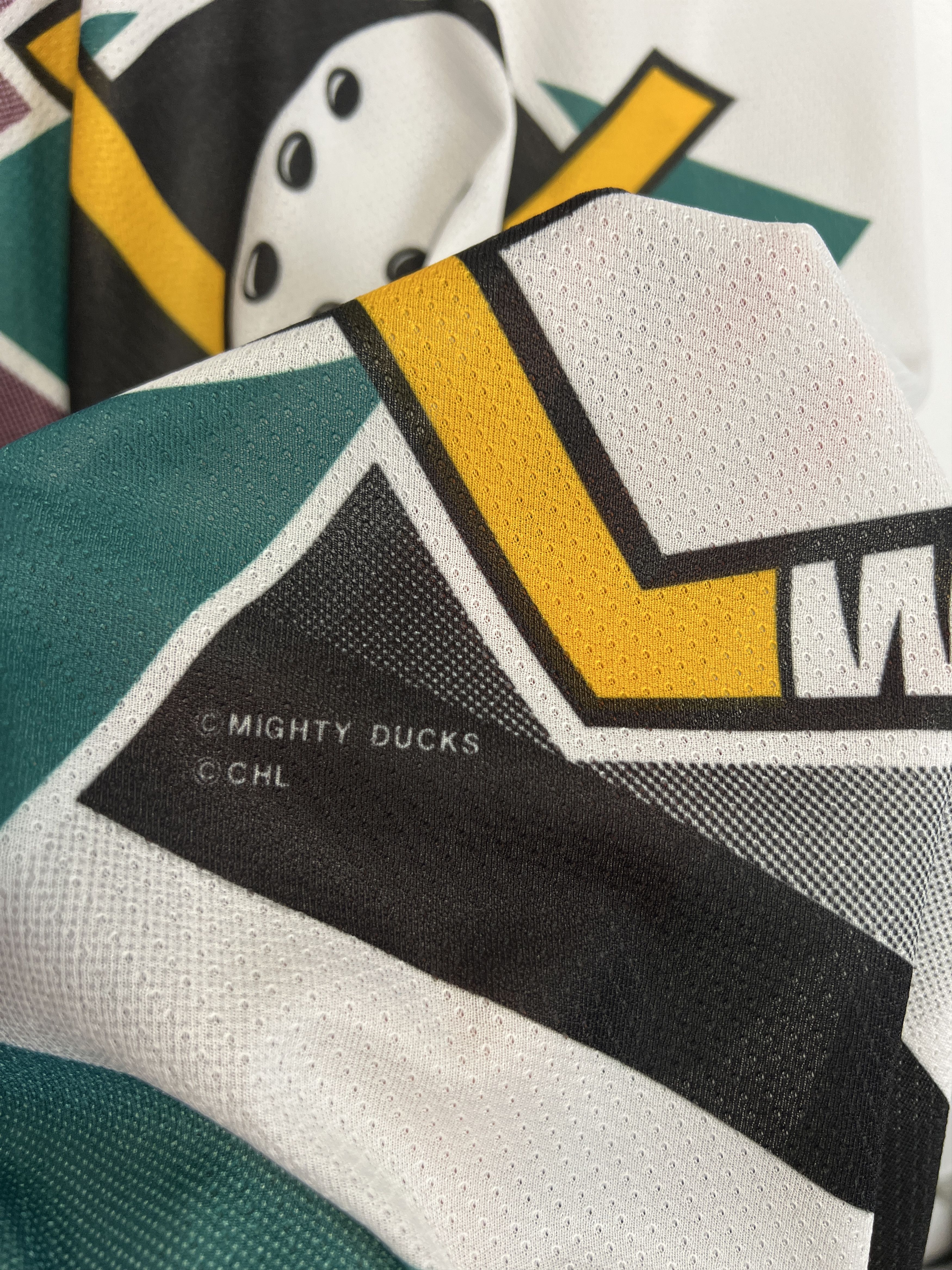 Starter Vintage 90's Anaheim Mighty Ducks Hockey Jersey NHL Trikot Size US M / EU 48-50 / 2 - 4 Thumbnail