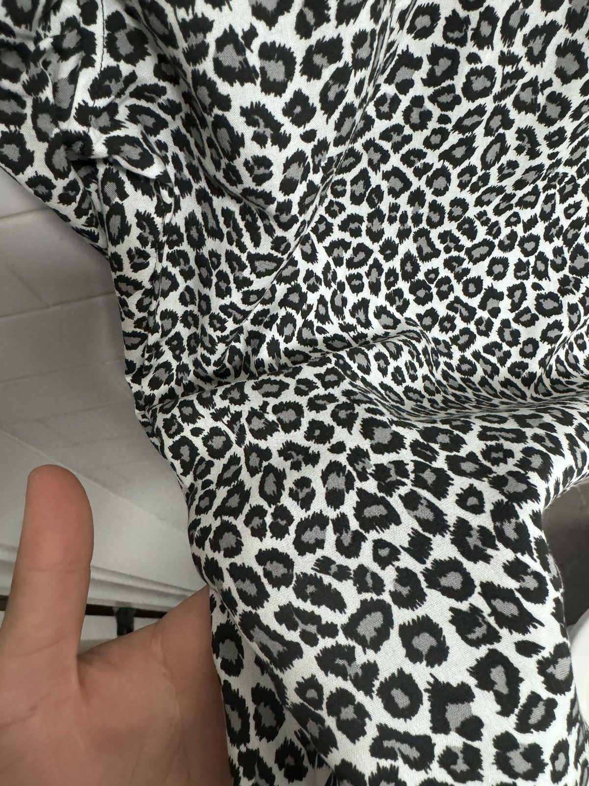 Celine Celine by hedi slimane leopard babycat button shirt Size US S / EU 44-46 / 1 - 4 Thumbnail