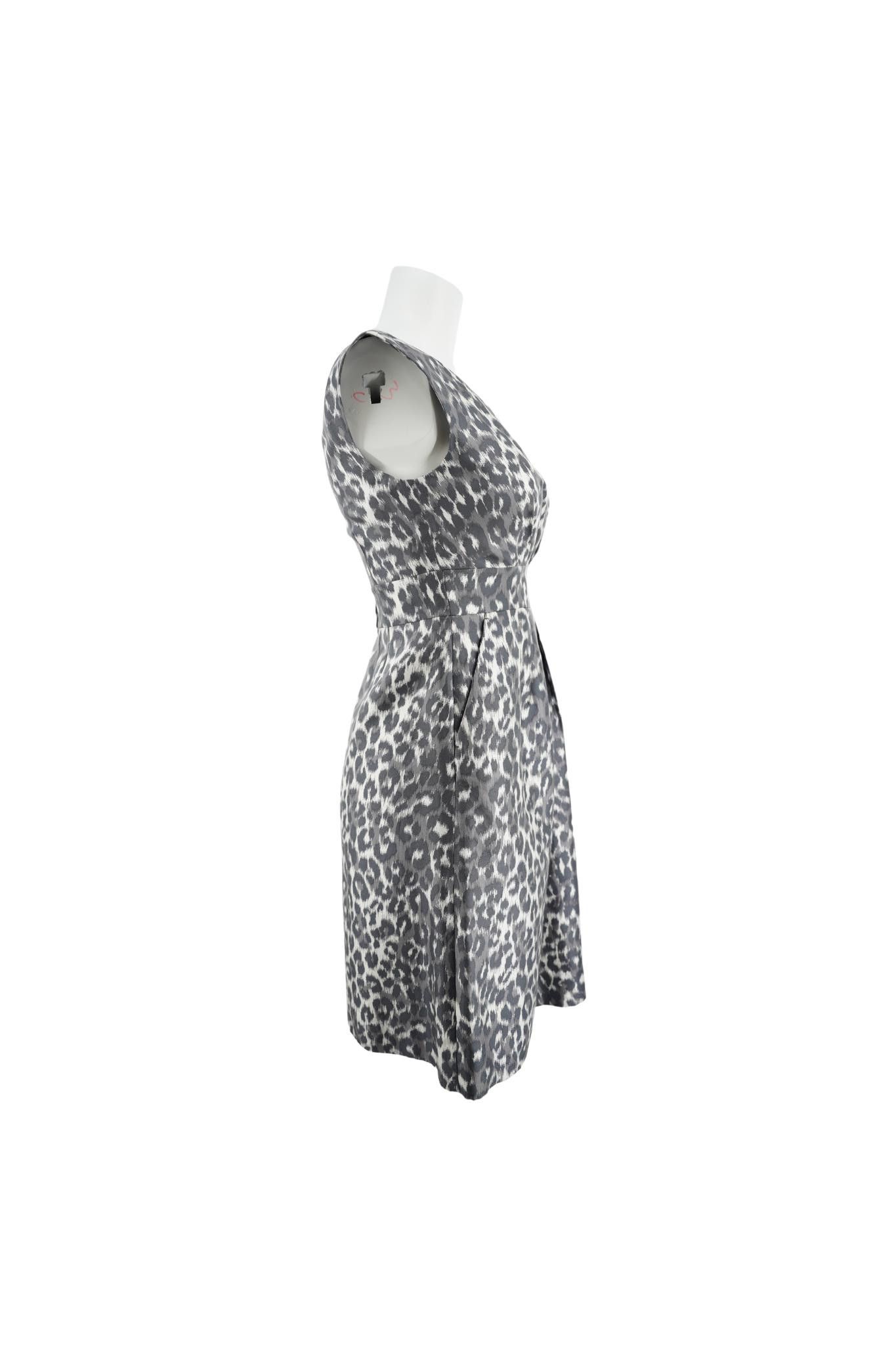 Designer NWT Kate Spade Deanna Silk Leopard Print Dress Size 0 Size XS / US 0-2 / IT 36-38 - 2 Thumbnail